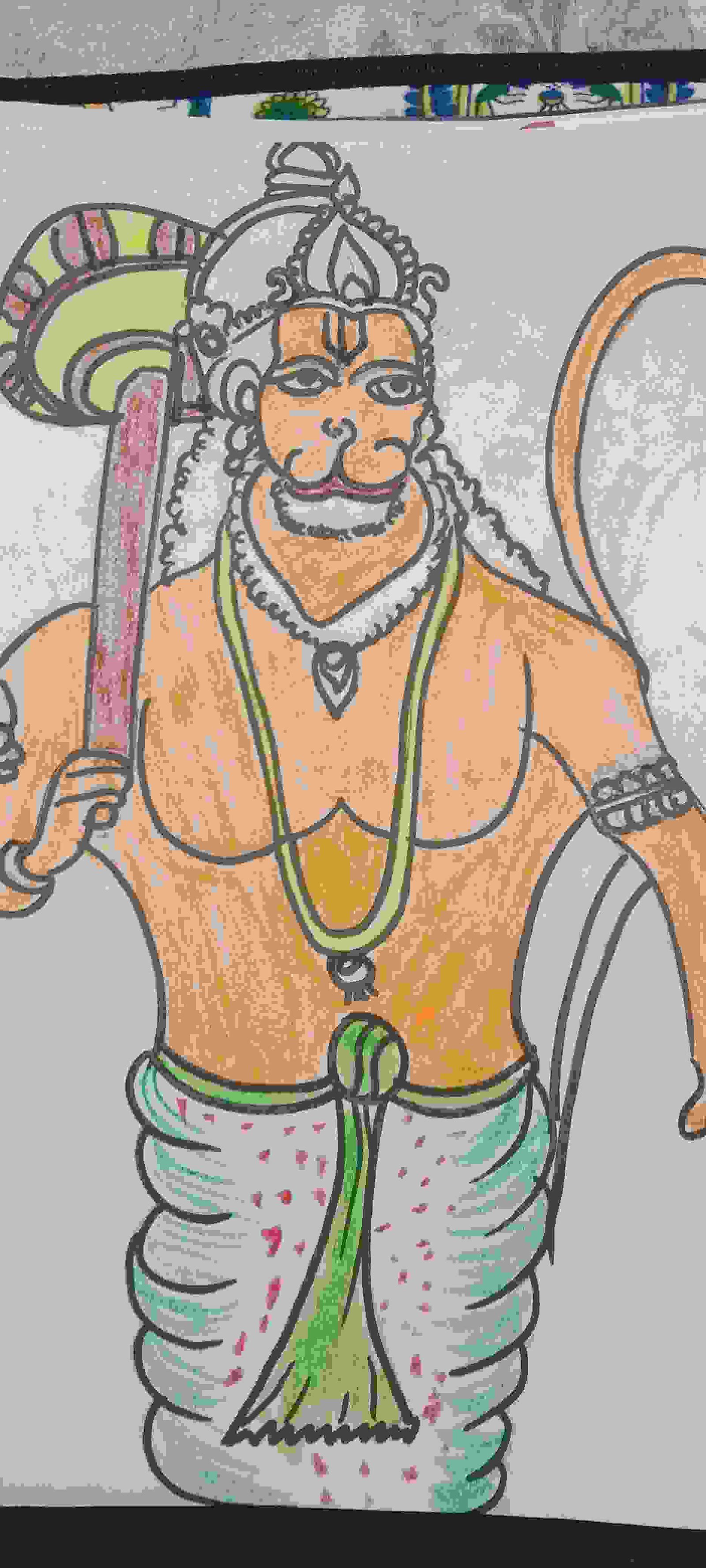 Shree Ram - Komal.drawing - Paintings & Prints, Ethnic, Cultural, & Tribal,  Asian & Indian, Indian - ArtPal