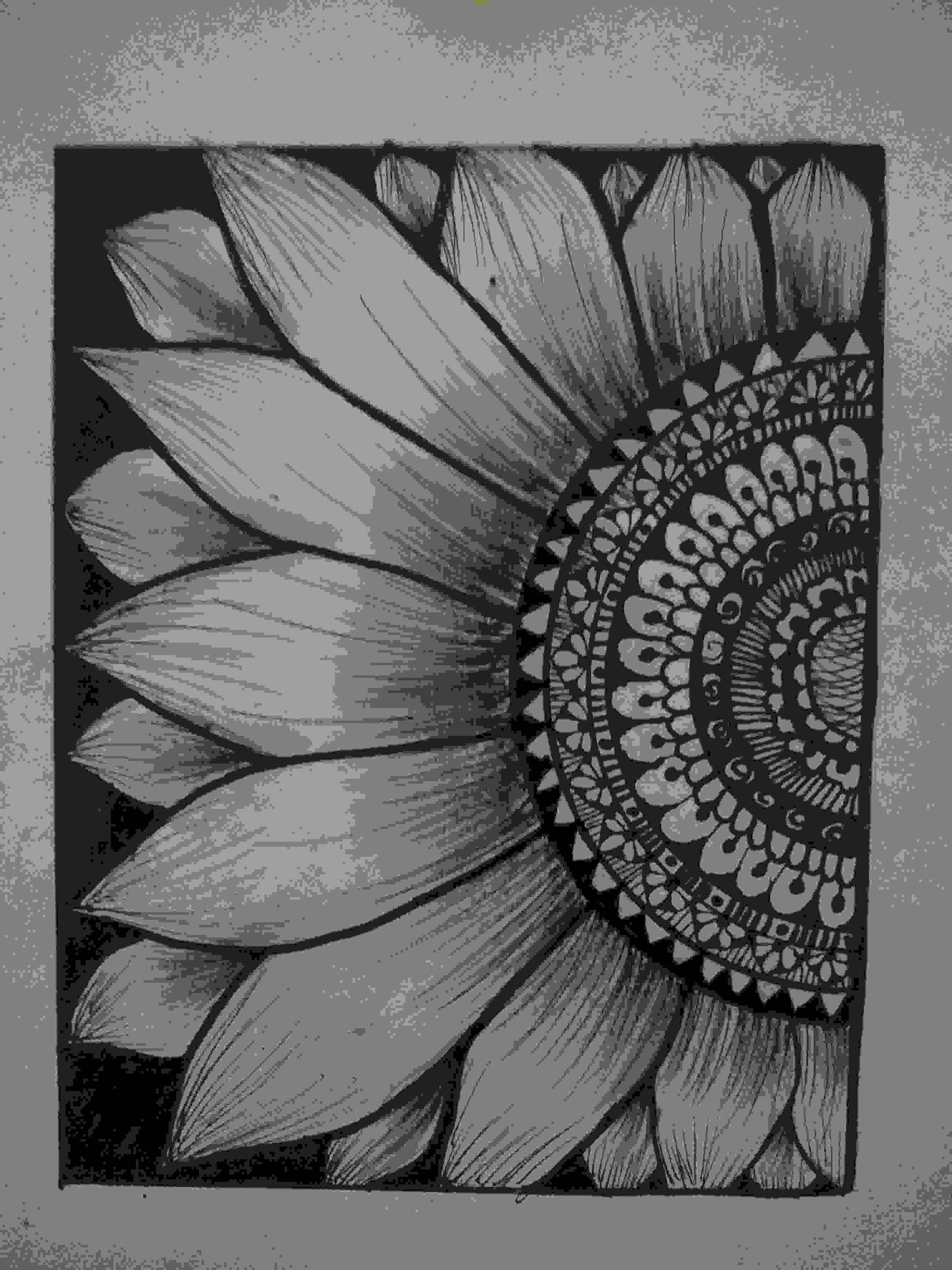 Painting Of Flower In Mandalam Size 15 Sq Cm Price 300