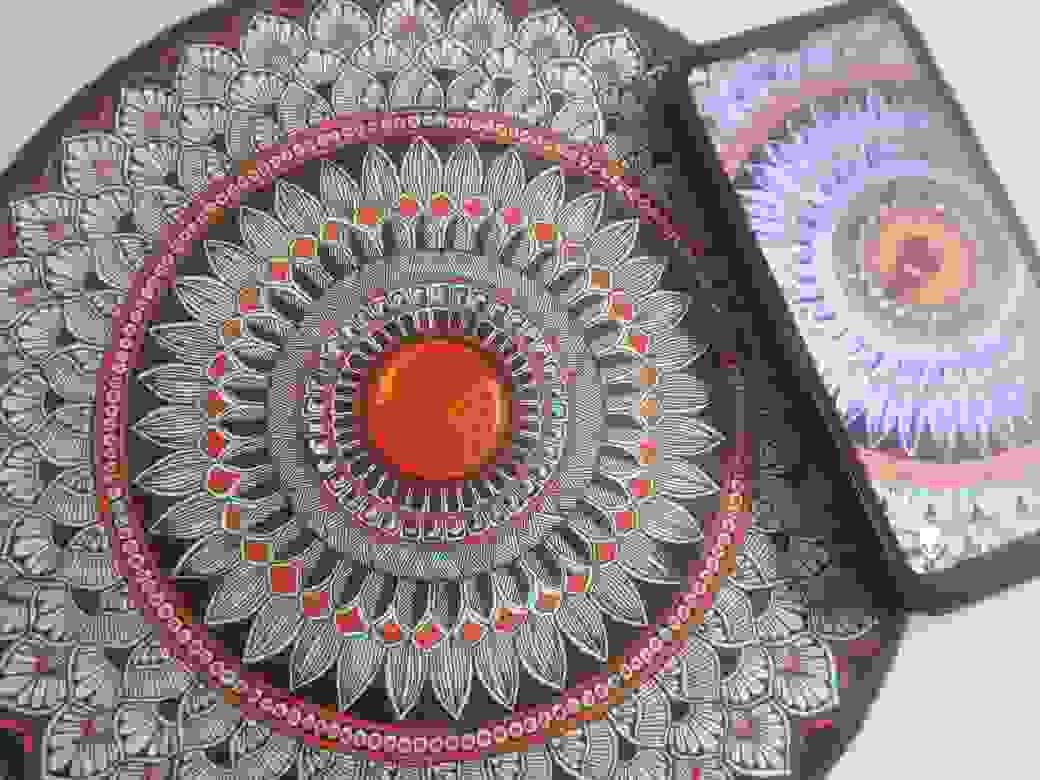 Painting Of Mandala Art In Hand Made Size A4 Sq Cm Price 10 