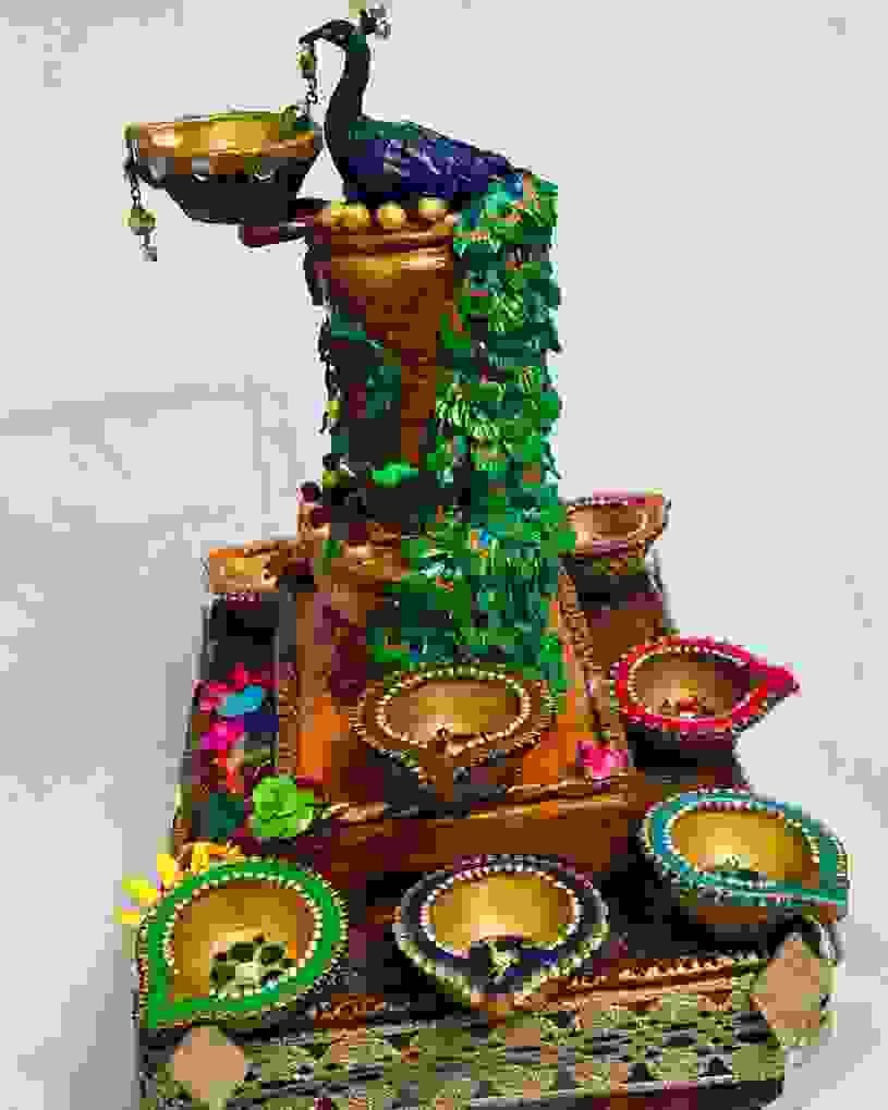 Clay Mould Art Series 003 Decorative Diyas