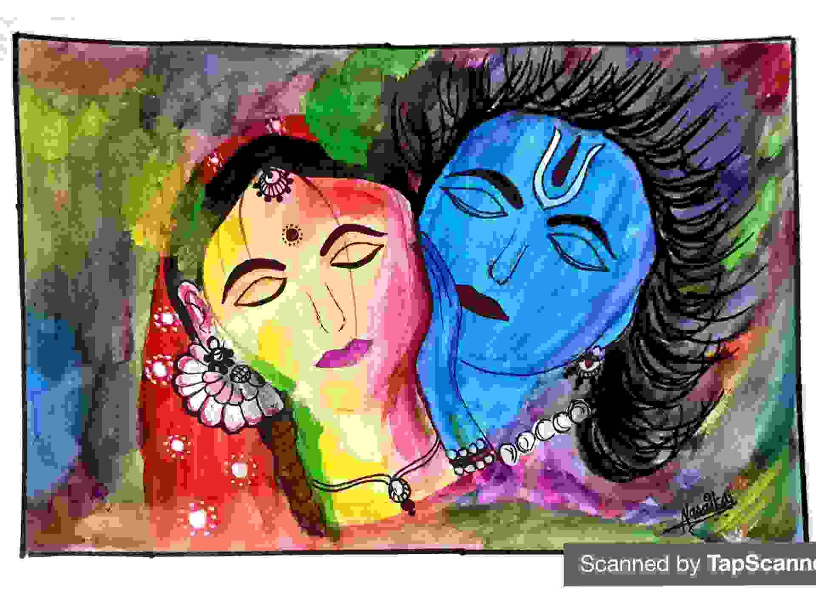 Radha Krishna Painting 700 Inr Any One Interested Can Contac