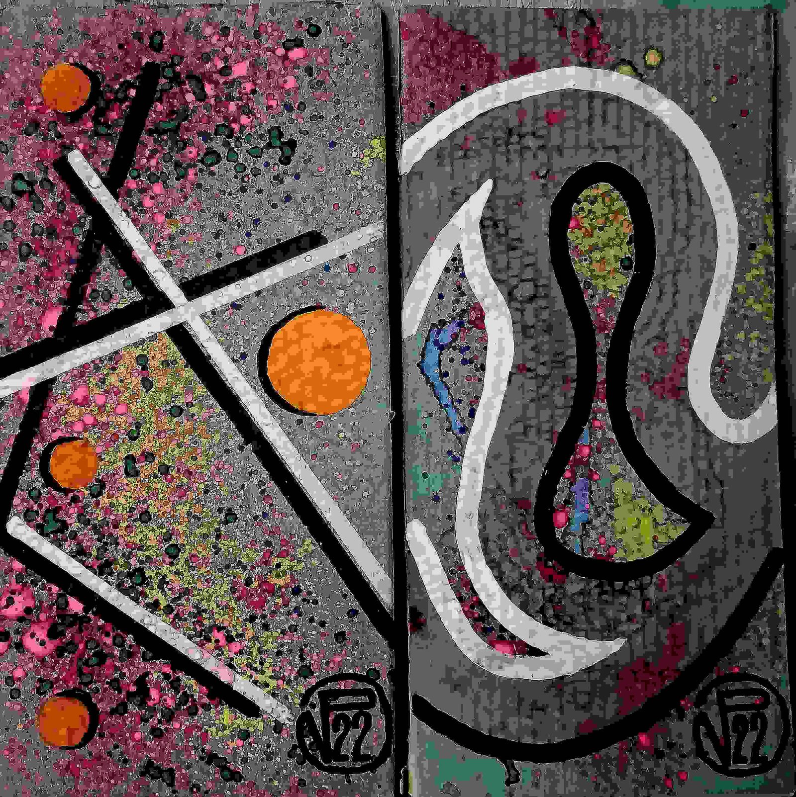 Viktors Abstract Art Series Metaphysical Form Mf080