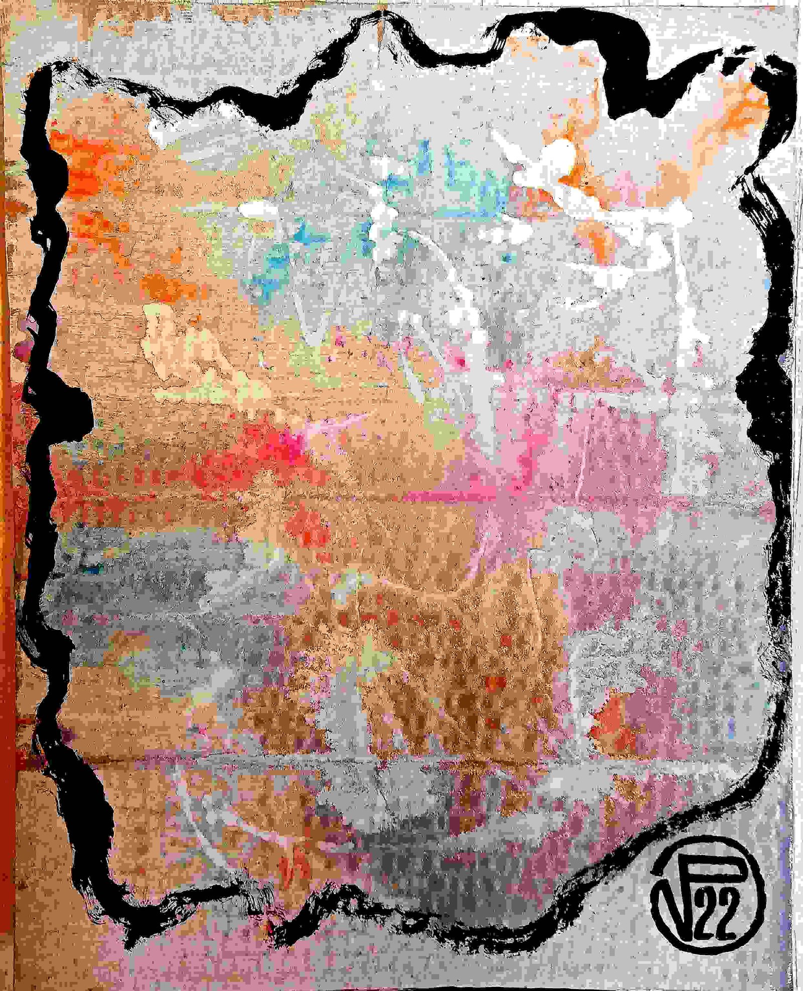Viktors Abstract Art Series Geometrical Form Gf032