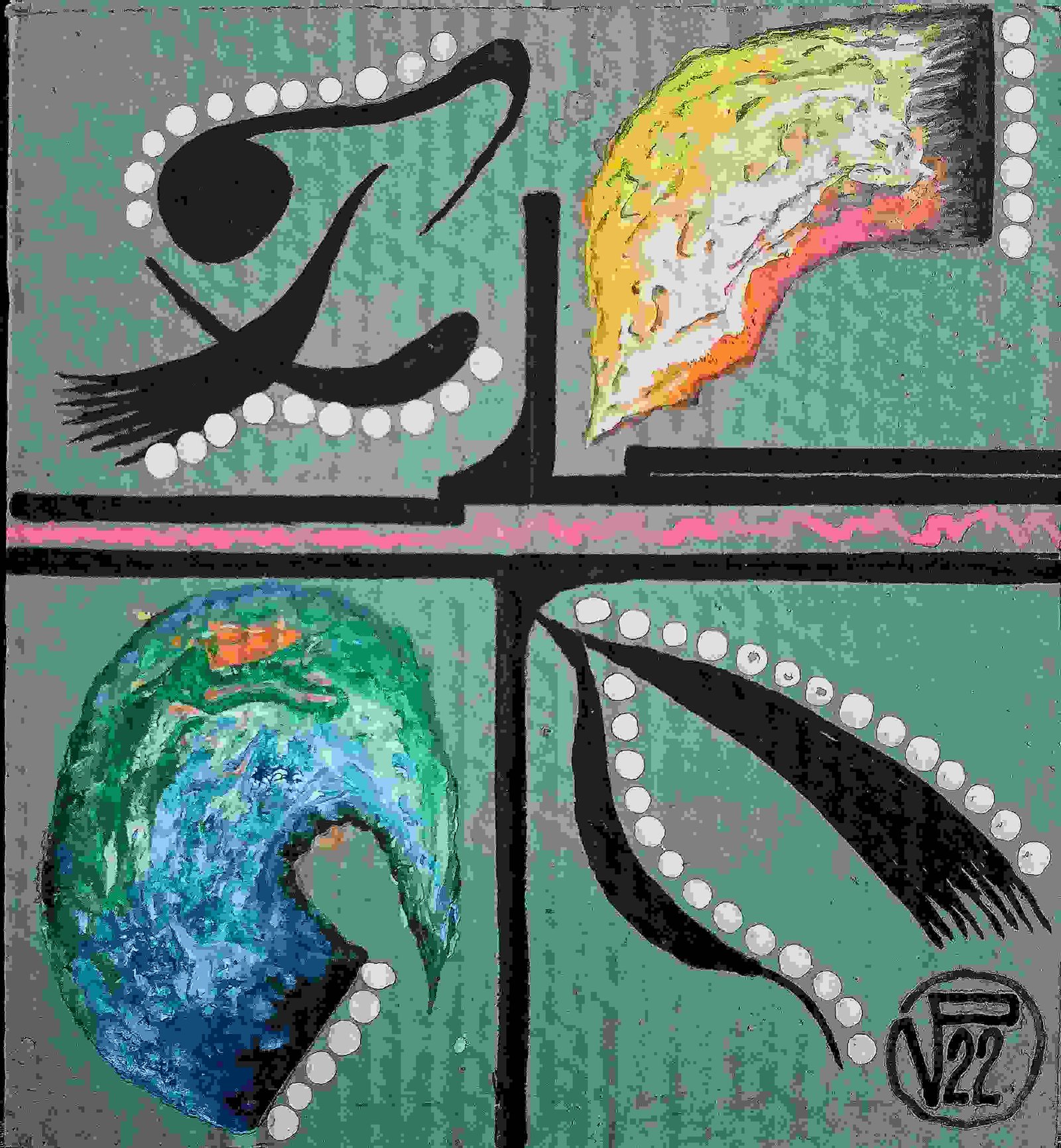 Viktors Abstract Art Series Metaphysical Form Mf078
