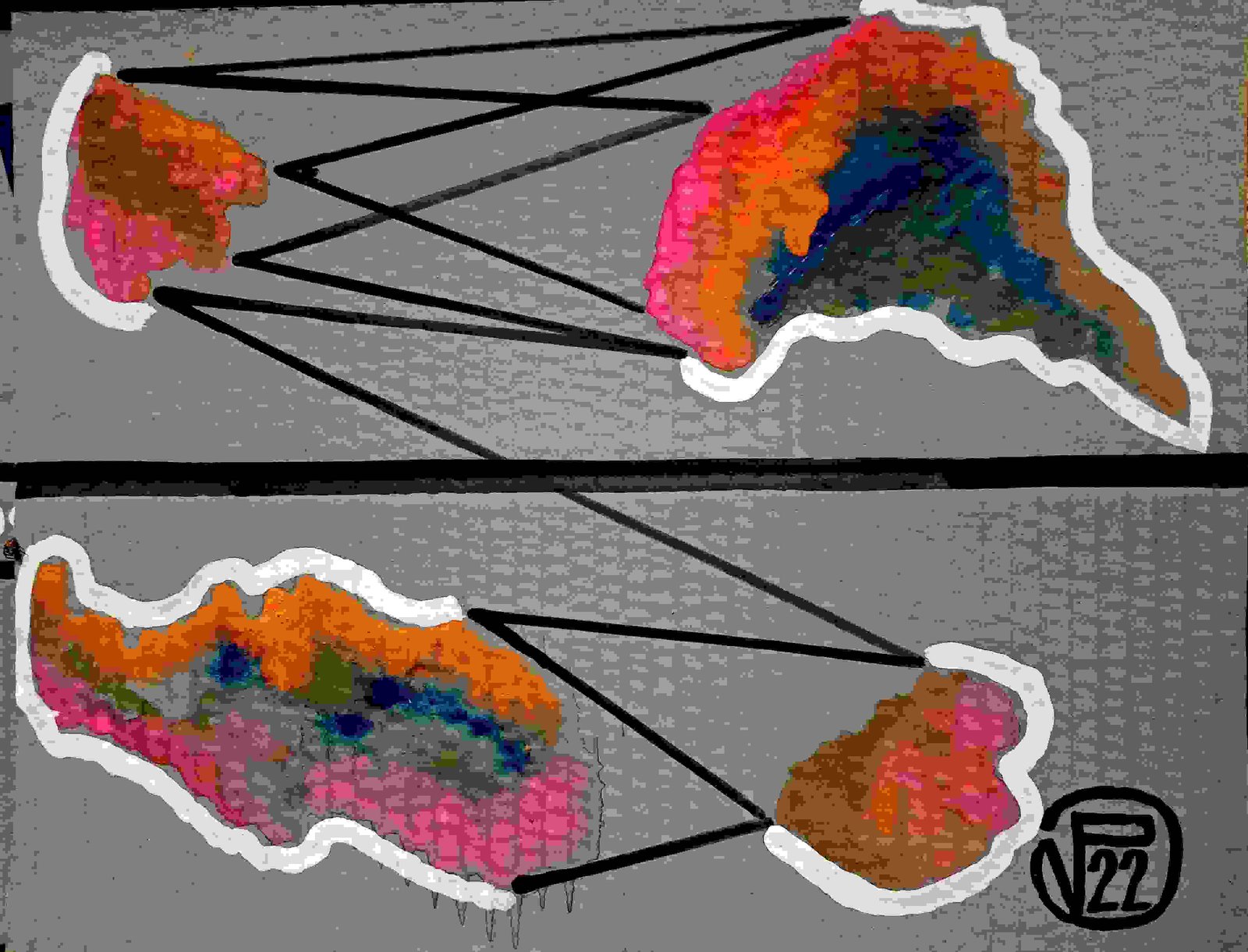 Viktors Abstract Art Series Metaphysical Form Mf046