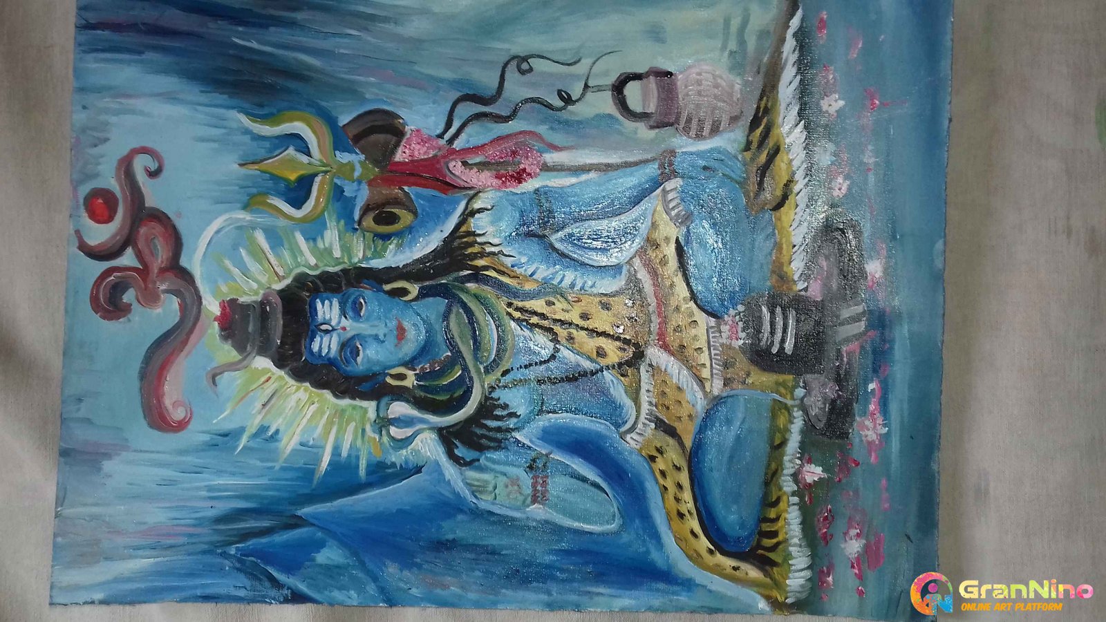 Mahadev Oil Painting