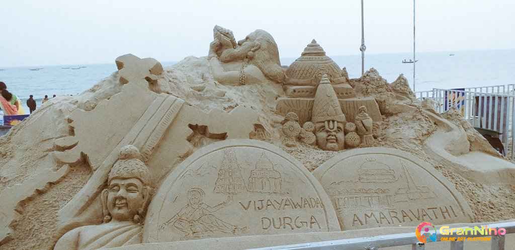 My Sand Art On Ap Heritage Wwwbalucreativescom