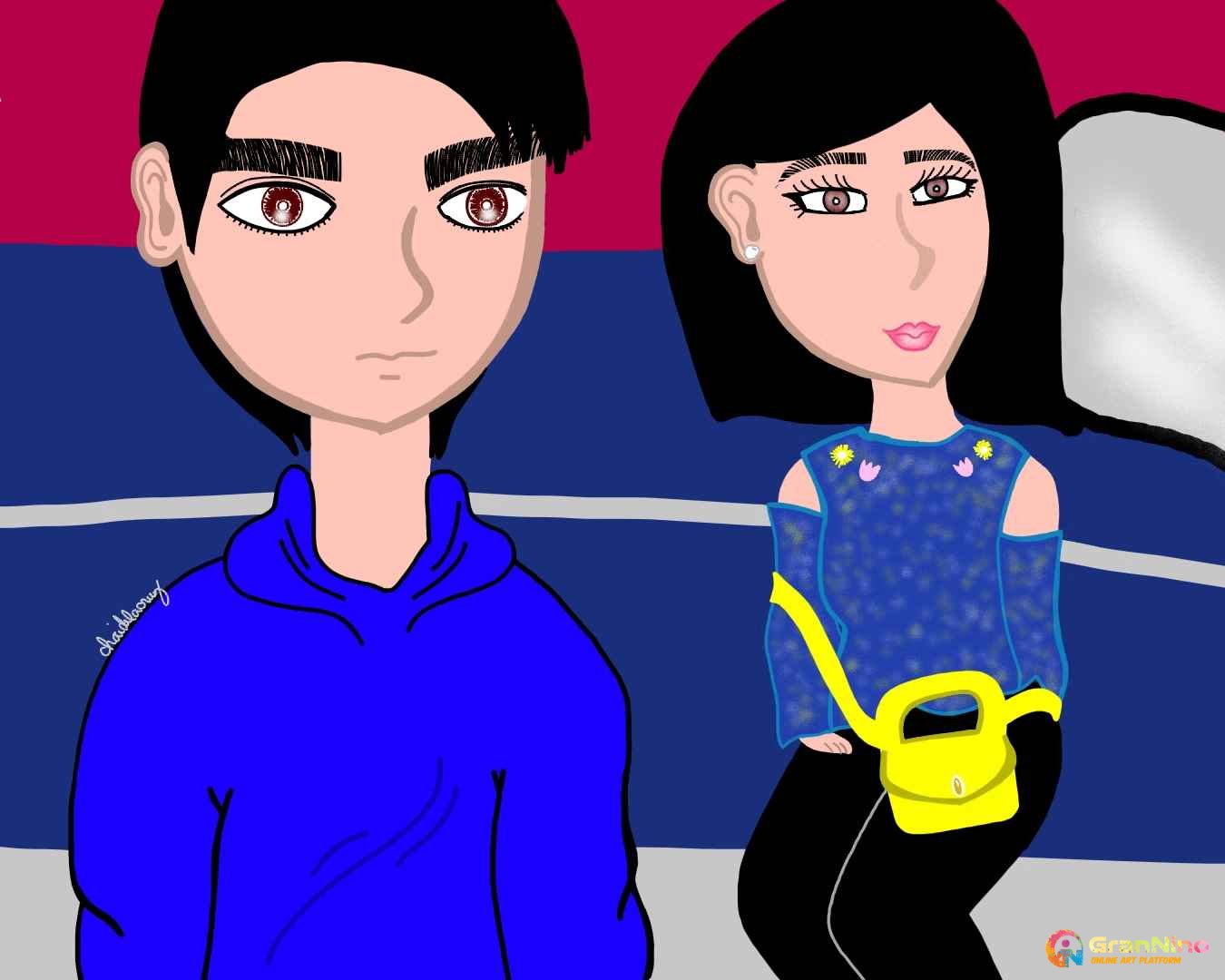 Charissa Digital Art Series 030 Passengers Seat