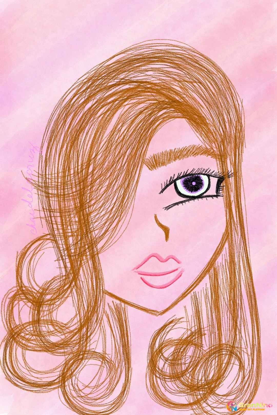 Charissa Digital Art Series 012 Swept Away By Your Beauty