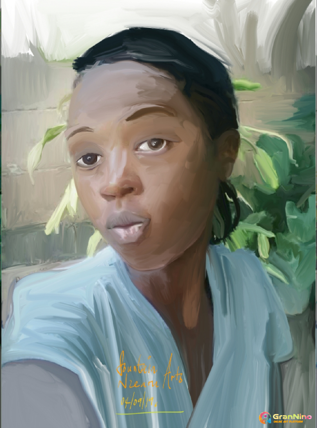 My Oil Painting Of Tilda Phiri My