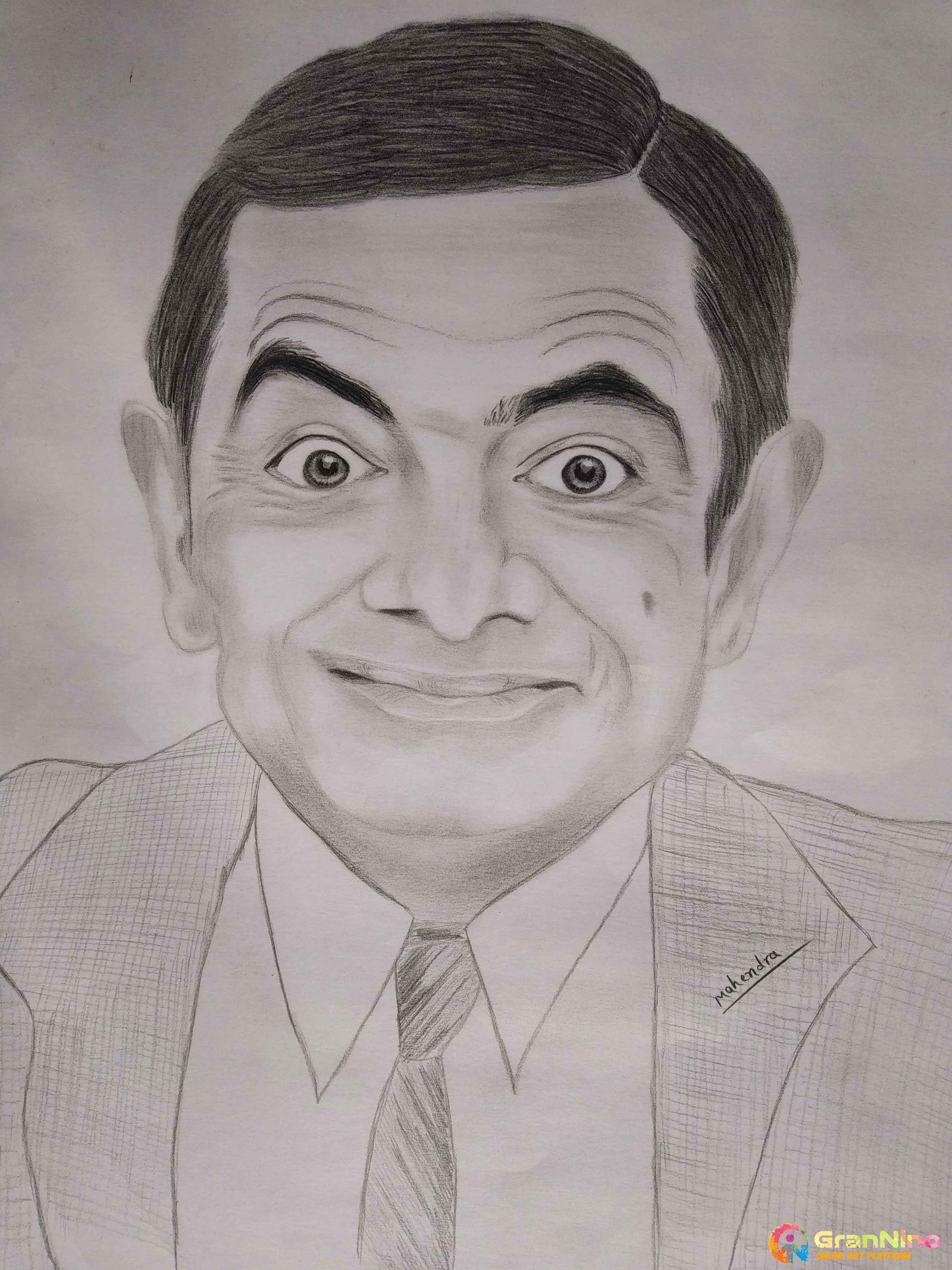Dhruv Drawings - Present you the Legend. Mr Bean scribble... | Facebook