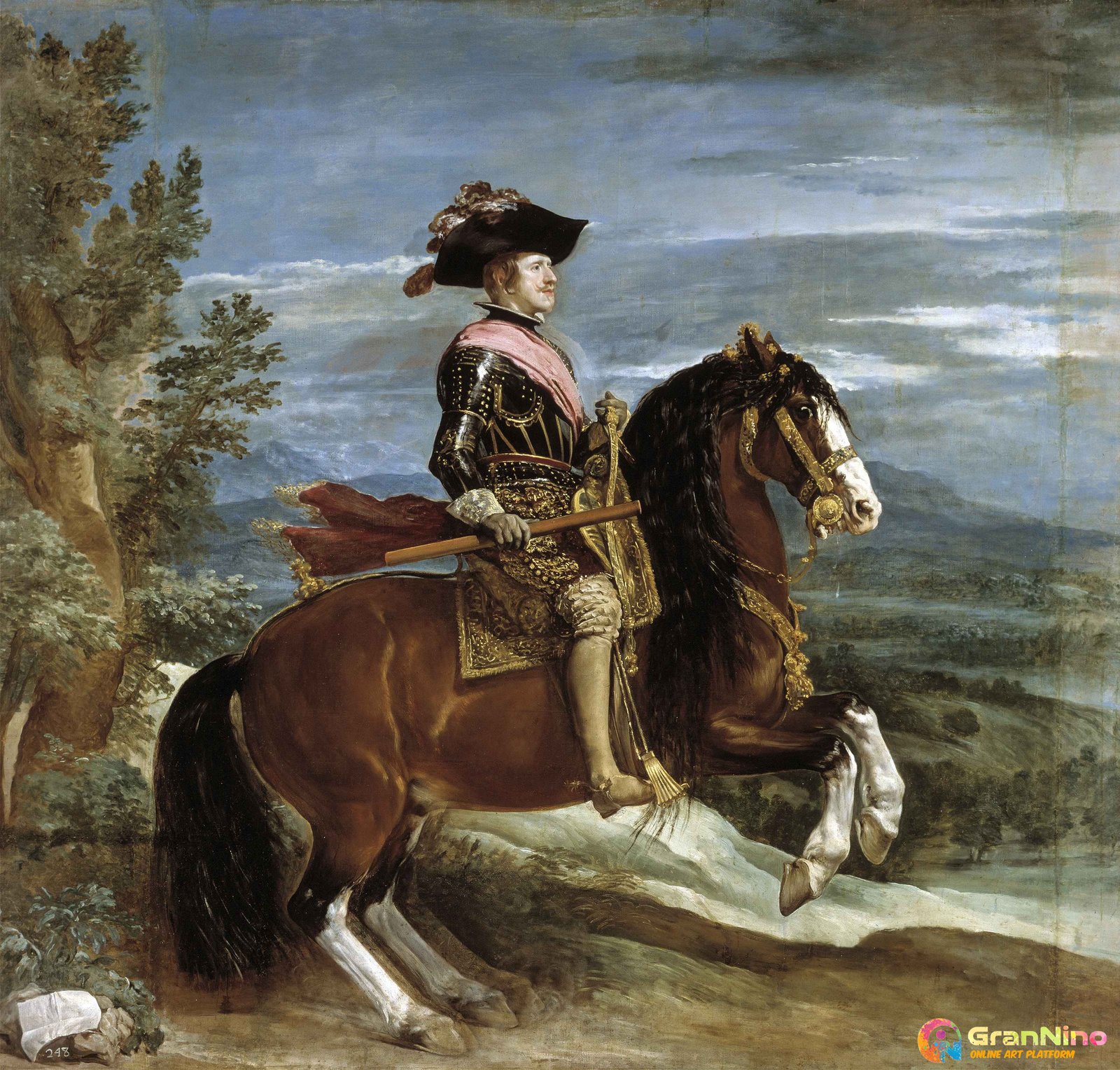 Philip Iv Of Spain Artist Diego Velazquez Year 1635 1636