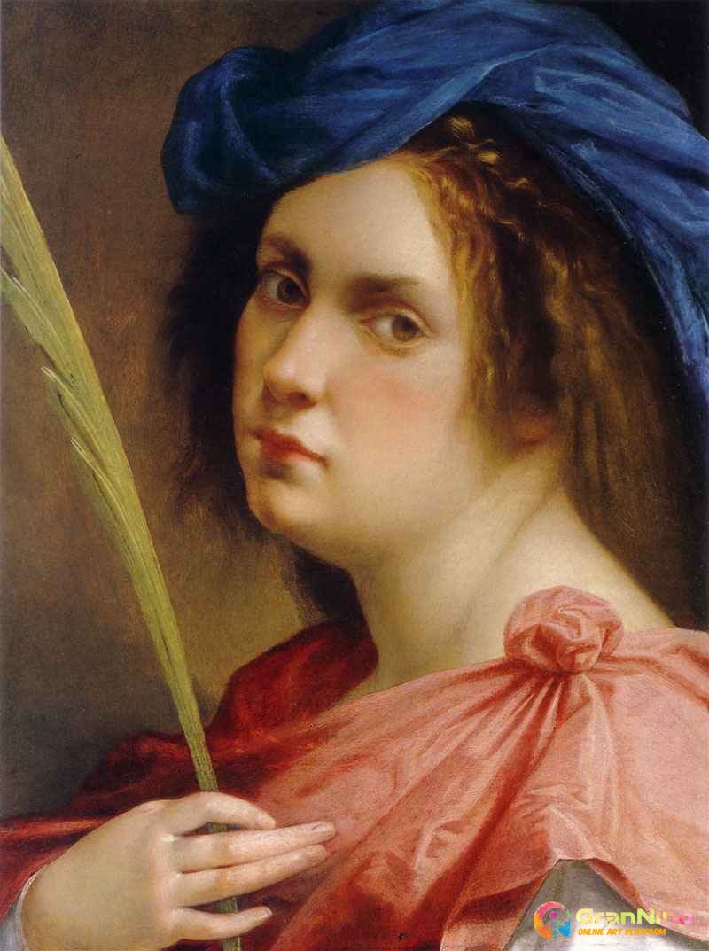 Self Portrait As A Female Martyr Artist Artemisia