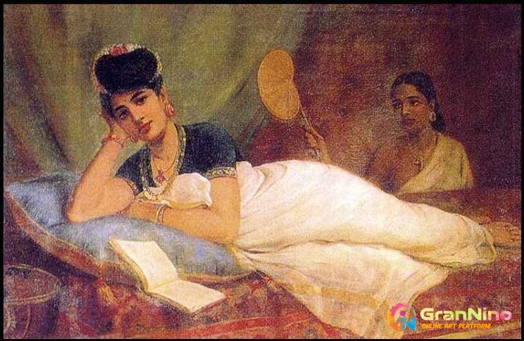 Portrait By Raja Ravi Varma