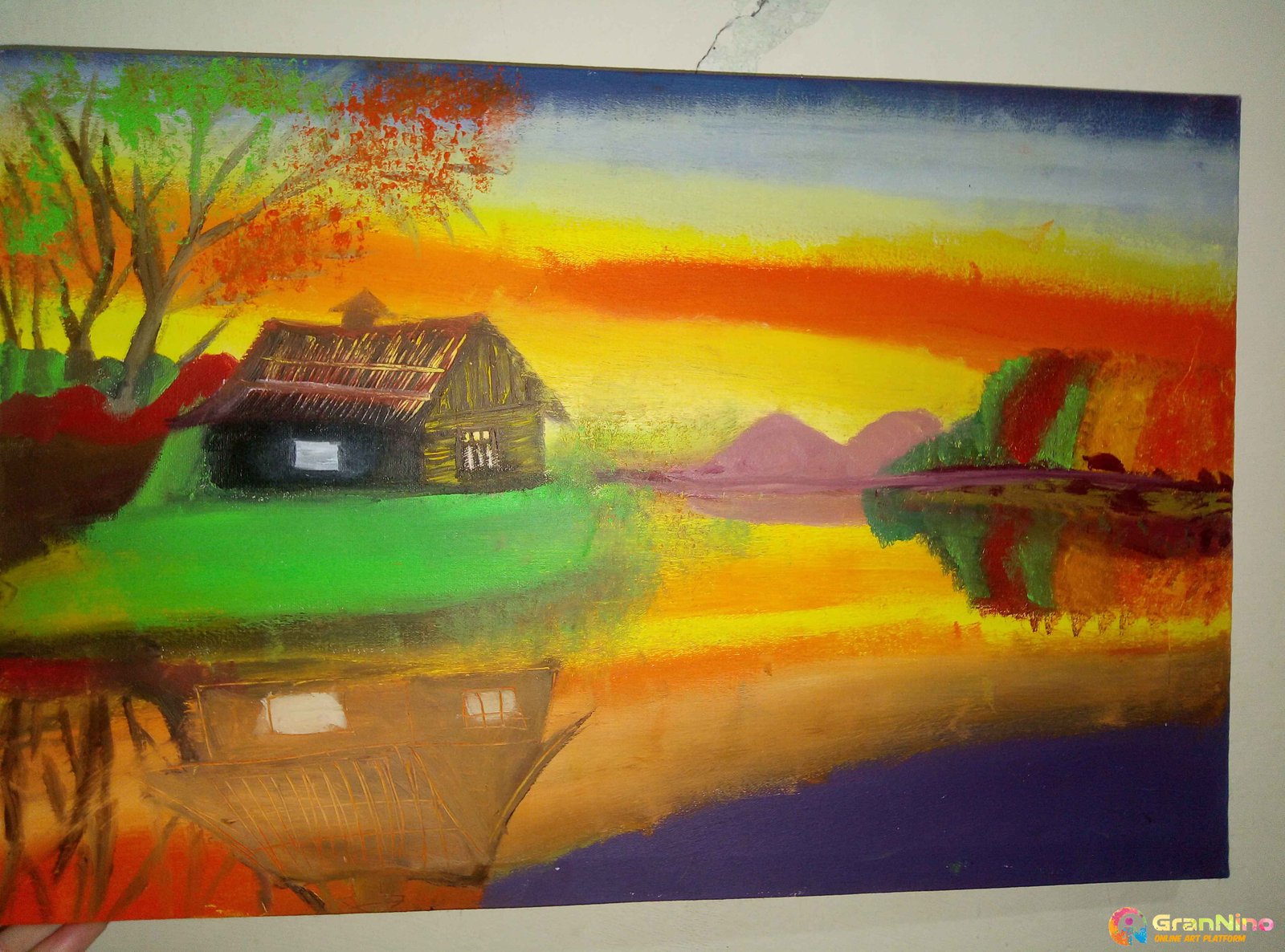 A Natural Scene Kids Drawing