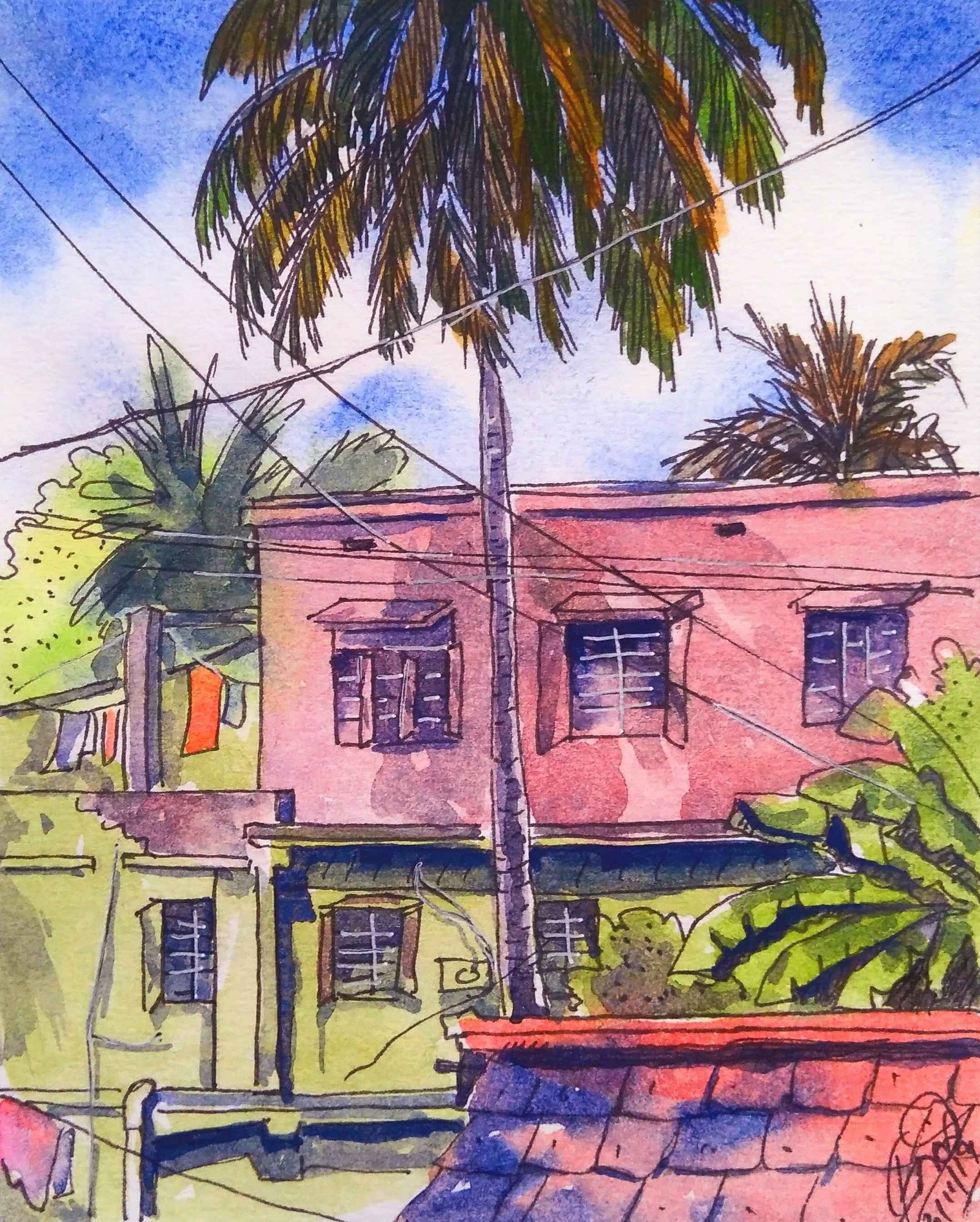 Cityscape Sketch Work 032