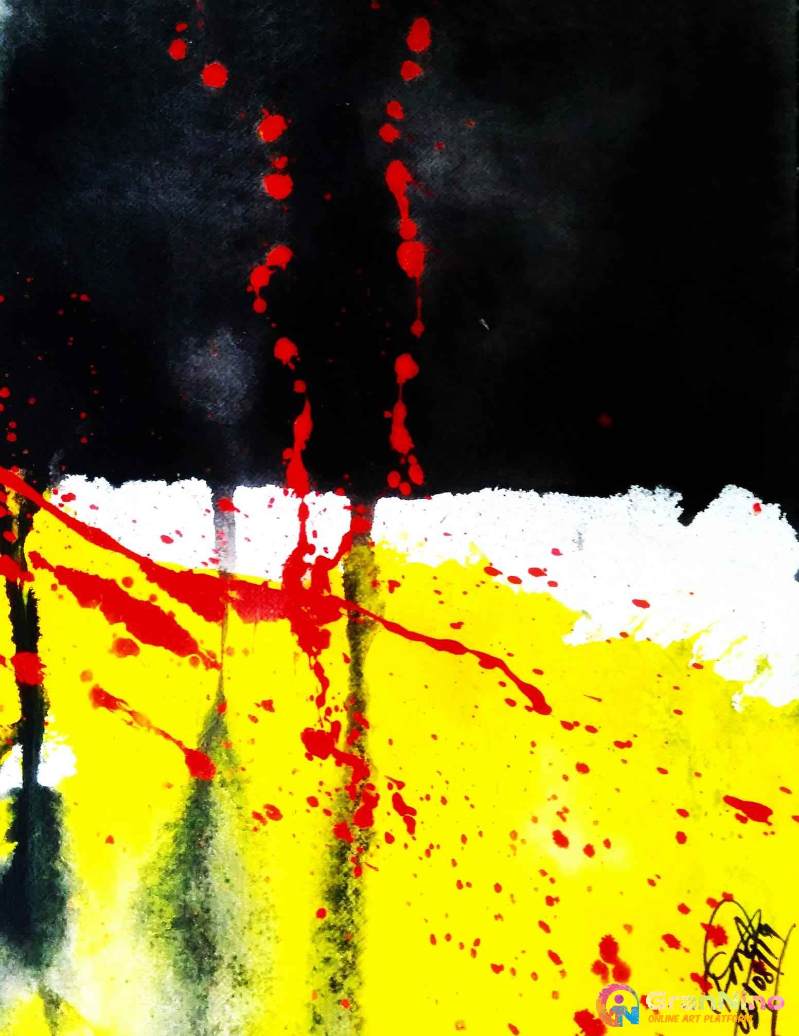 Abstract Painting Acrylic Ink