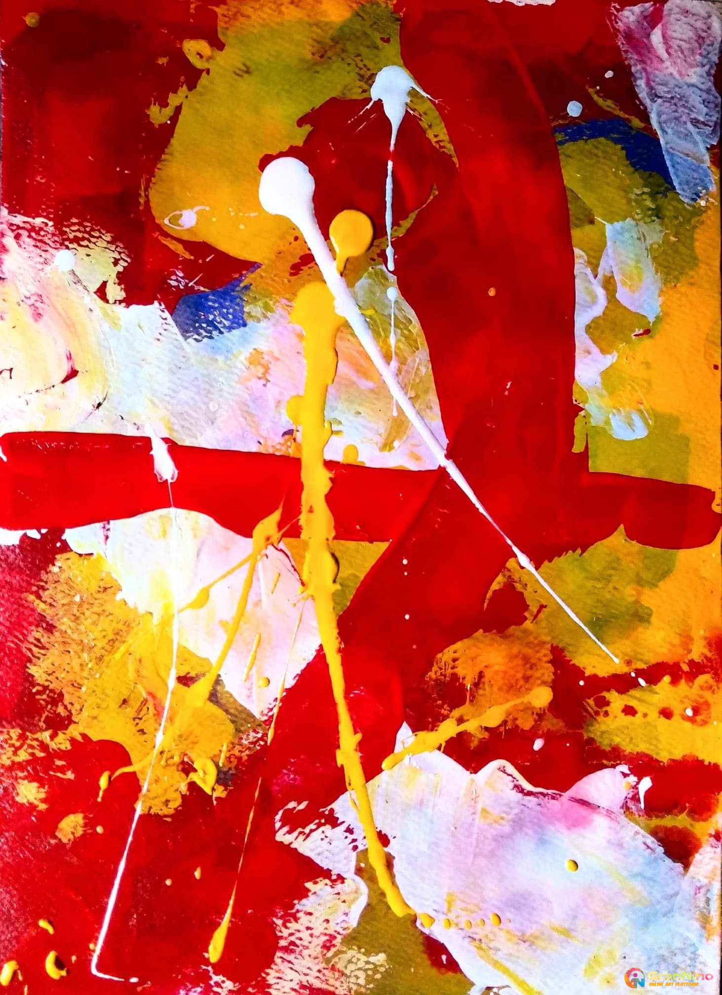 Abstract Painting Acrylic Ink