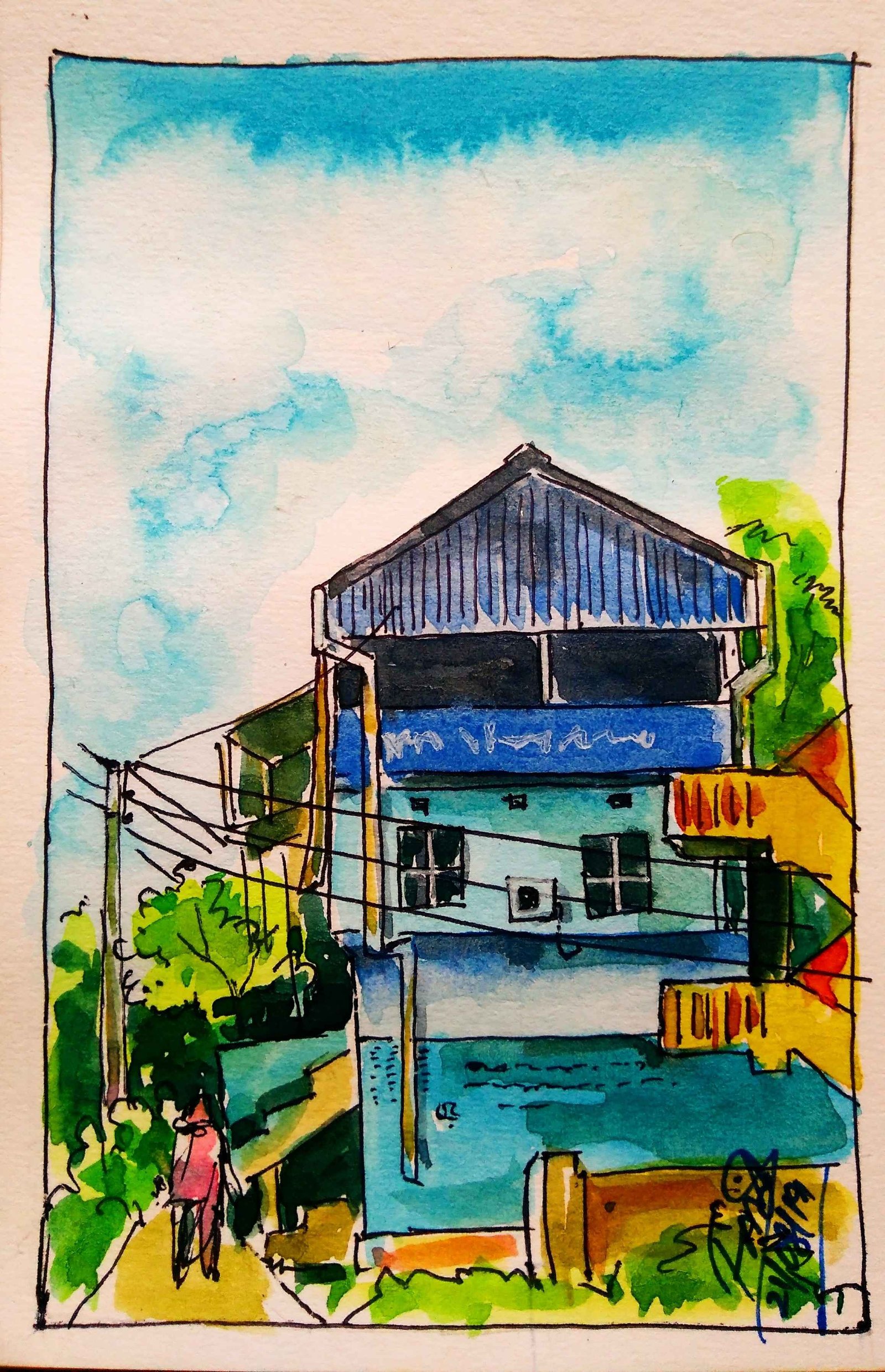 Cityscape Sketch Work 05