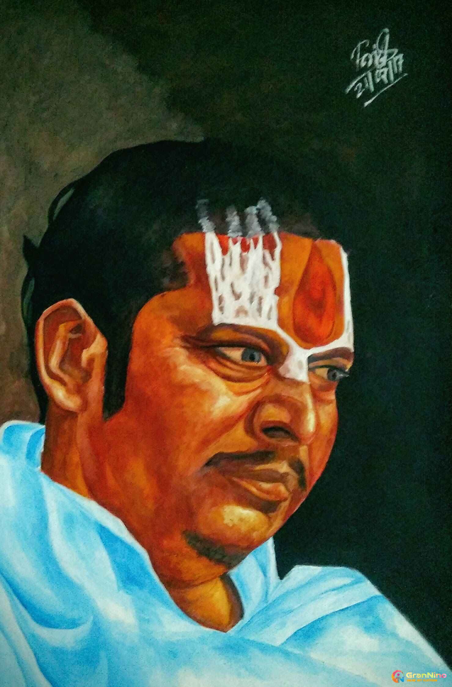 A Hindu Brahman Portrait
