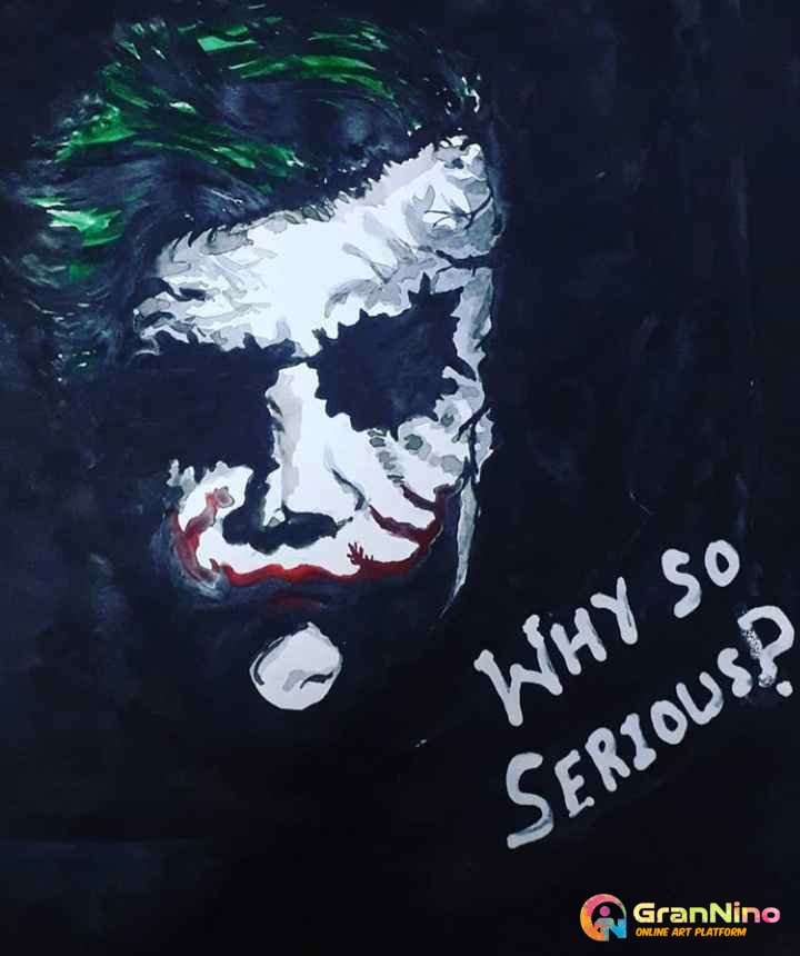 Arthur Fleck Joker Watercolor Painting