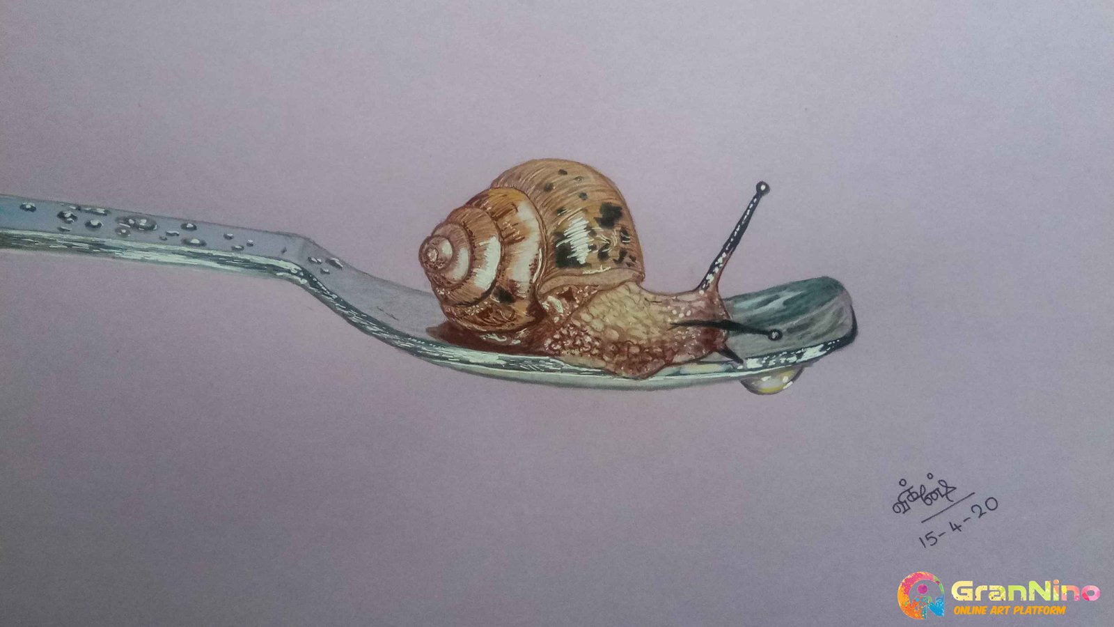 Snail Drawing - HelloArtsy