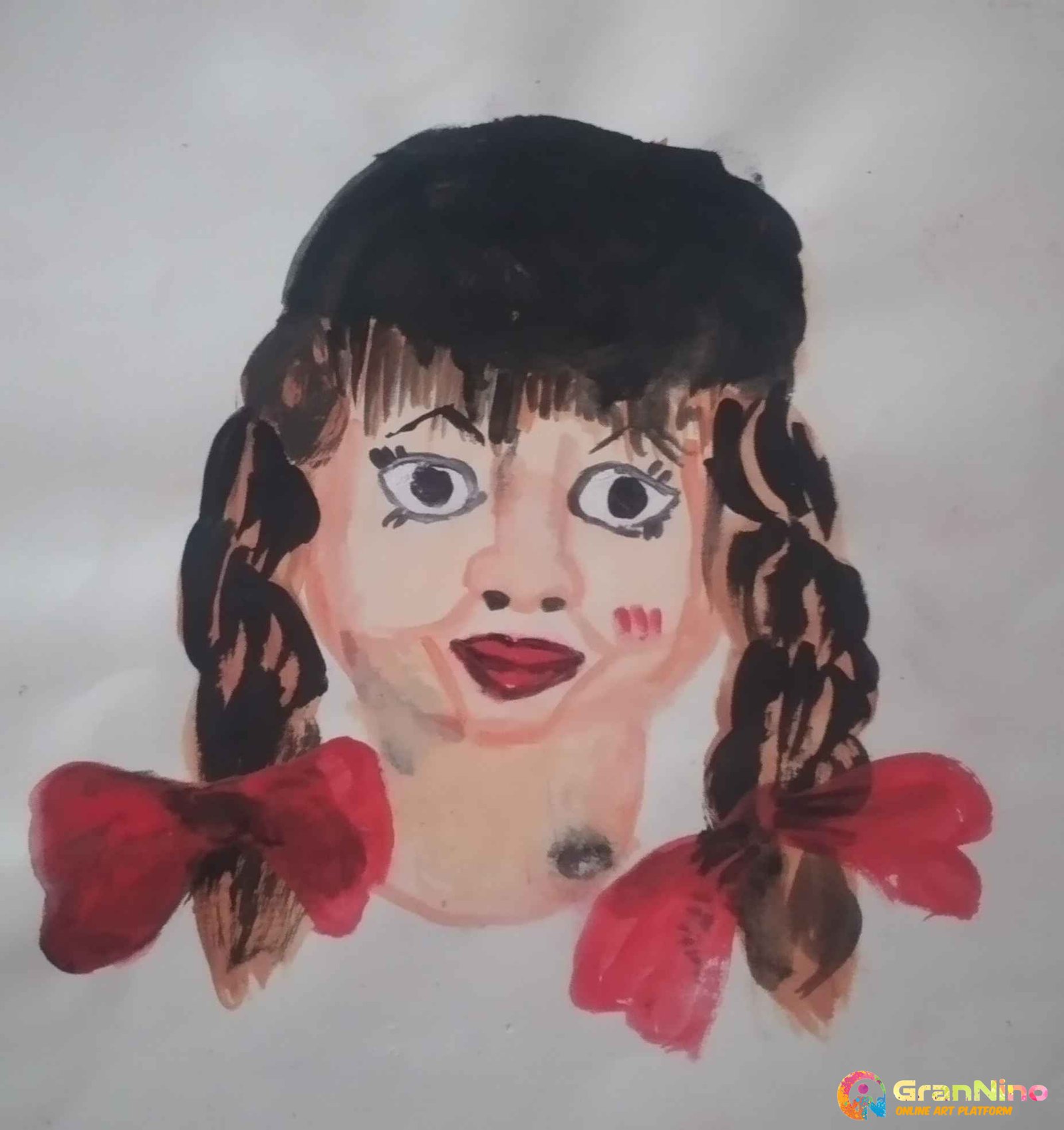 Painting Of Annabelle In Aayush Art Size 20 X 18 Sq Cm