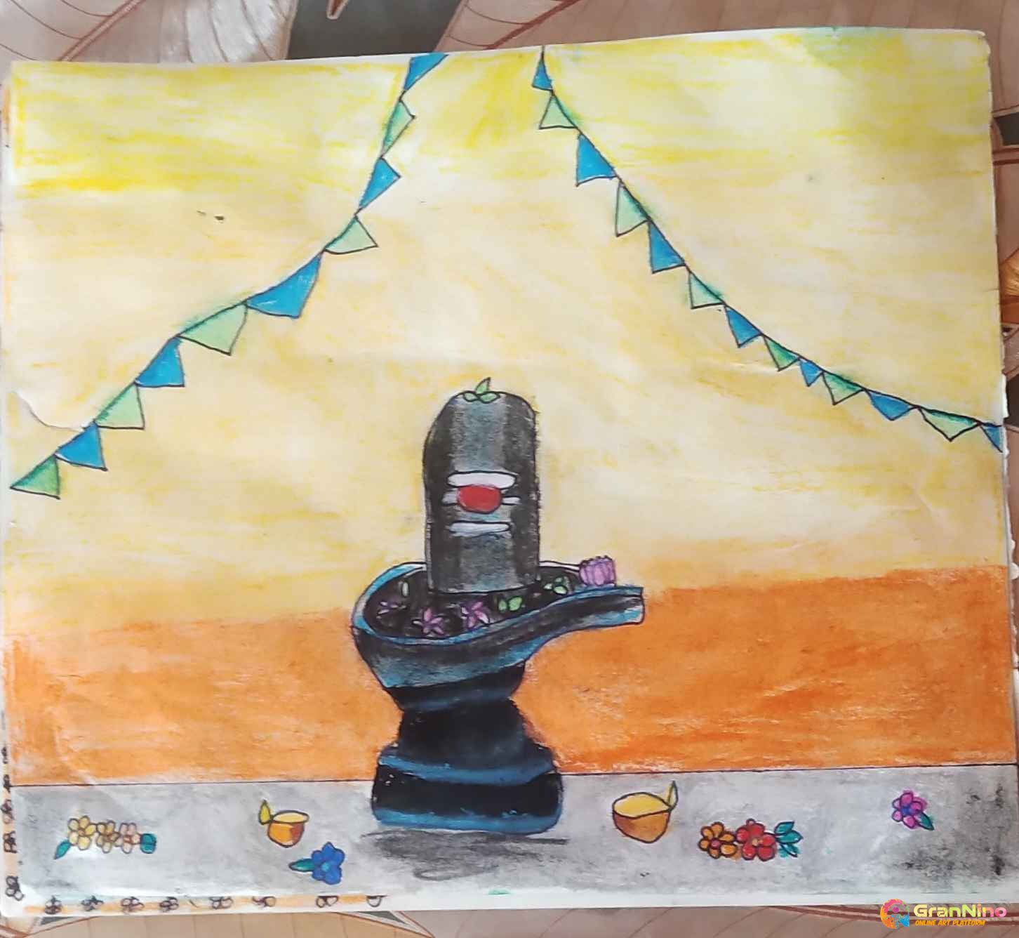 How to draw and color Ardhanarishvara - Maha Shivaratri special | Art for  kids, Drawings, Fun