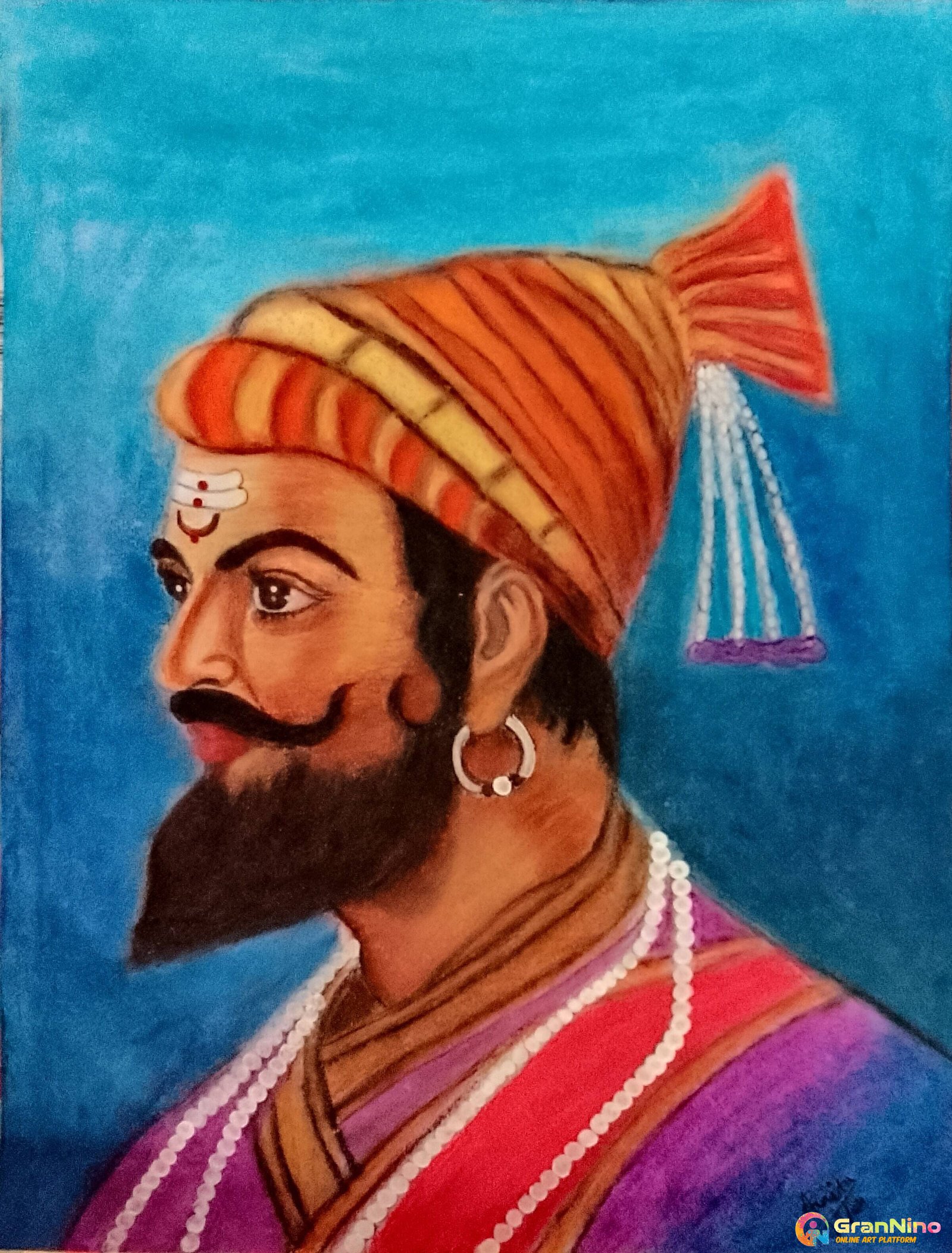 Shivaji Maharaj The Maratha King Portrait