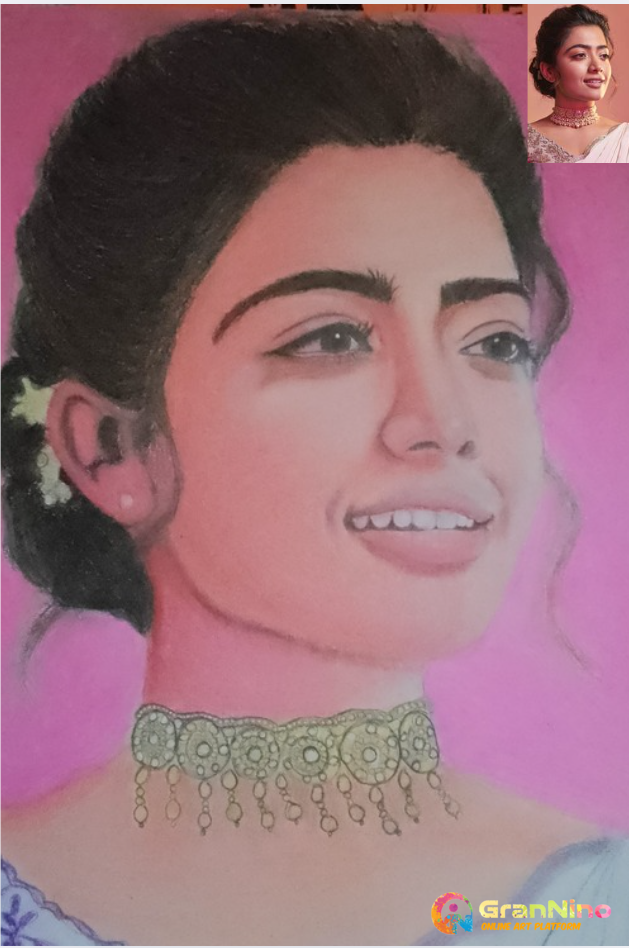 Indian Actress Rashmika Mandanna Portrait