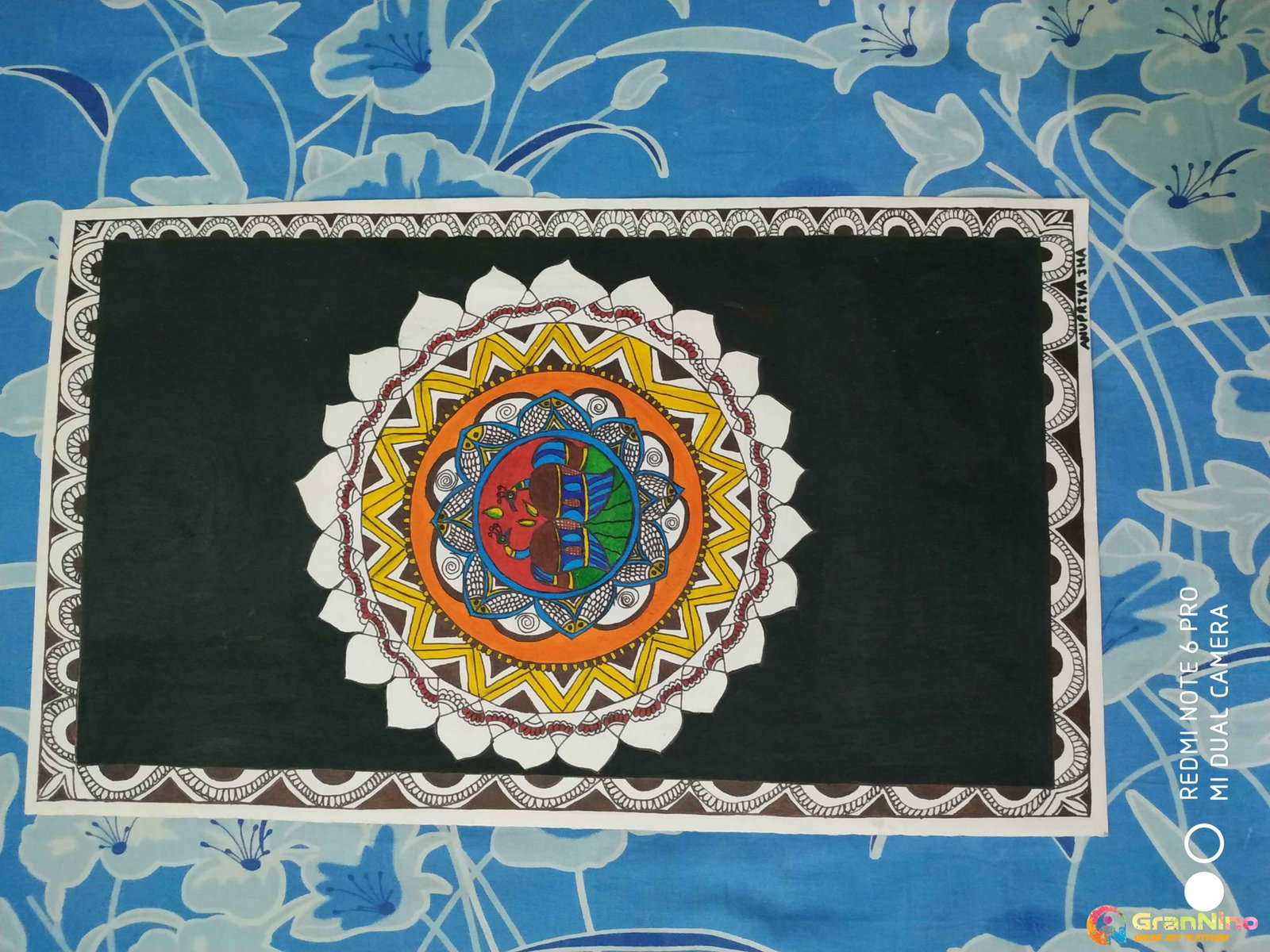 Painting Of Paintings In Madhubani Paintings Size A8size