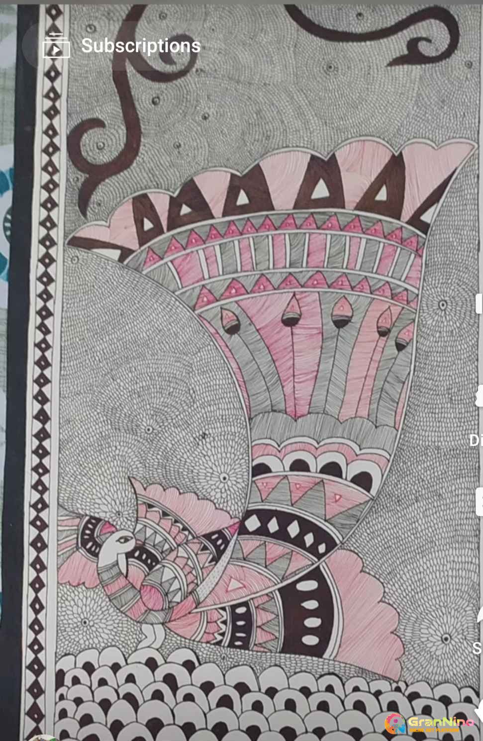 Painting Of Painting In Madhubani Painting Size Full Size