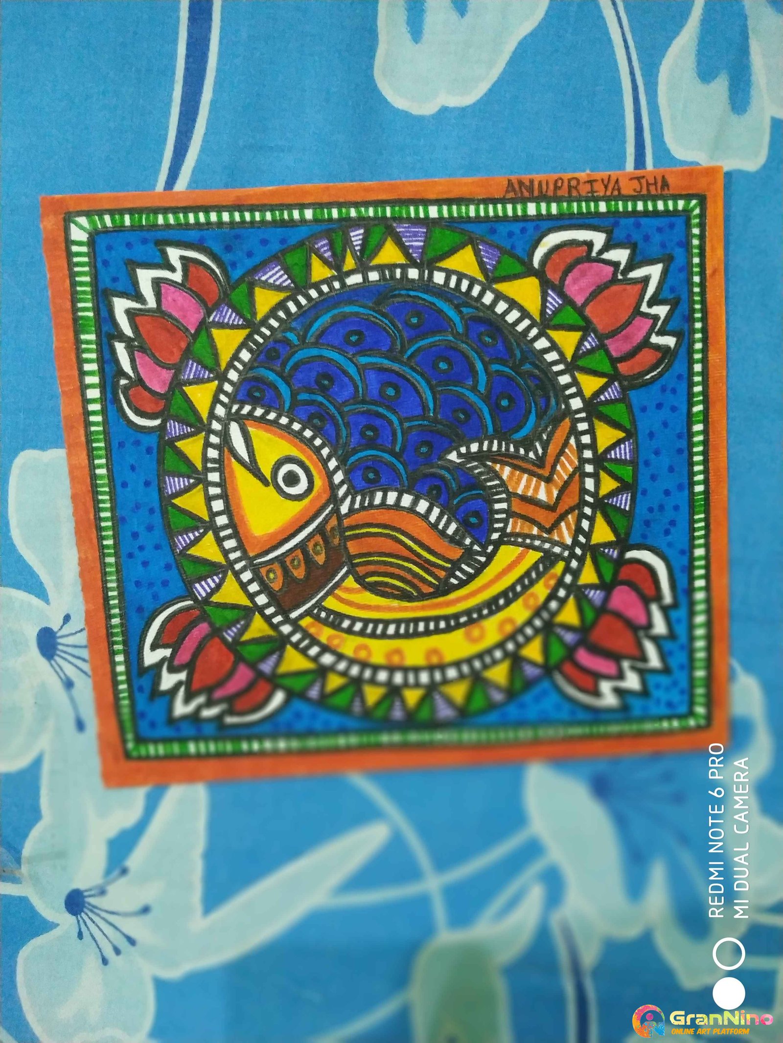 Handmade Original Paper Madhubani Paintings, Size: 15 Inch X 5.5 Inch at Rs  11499 in Ramgarh