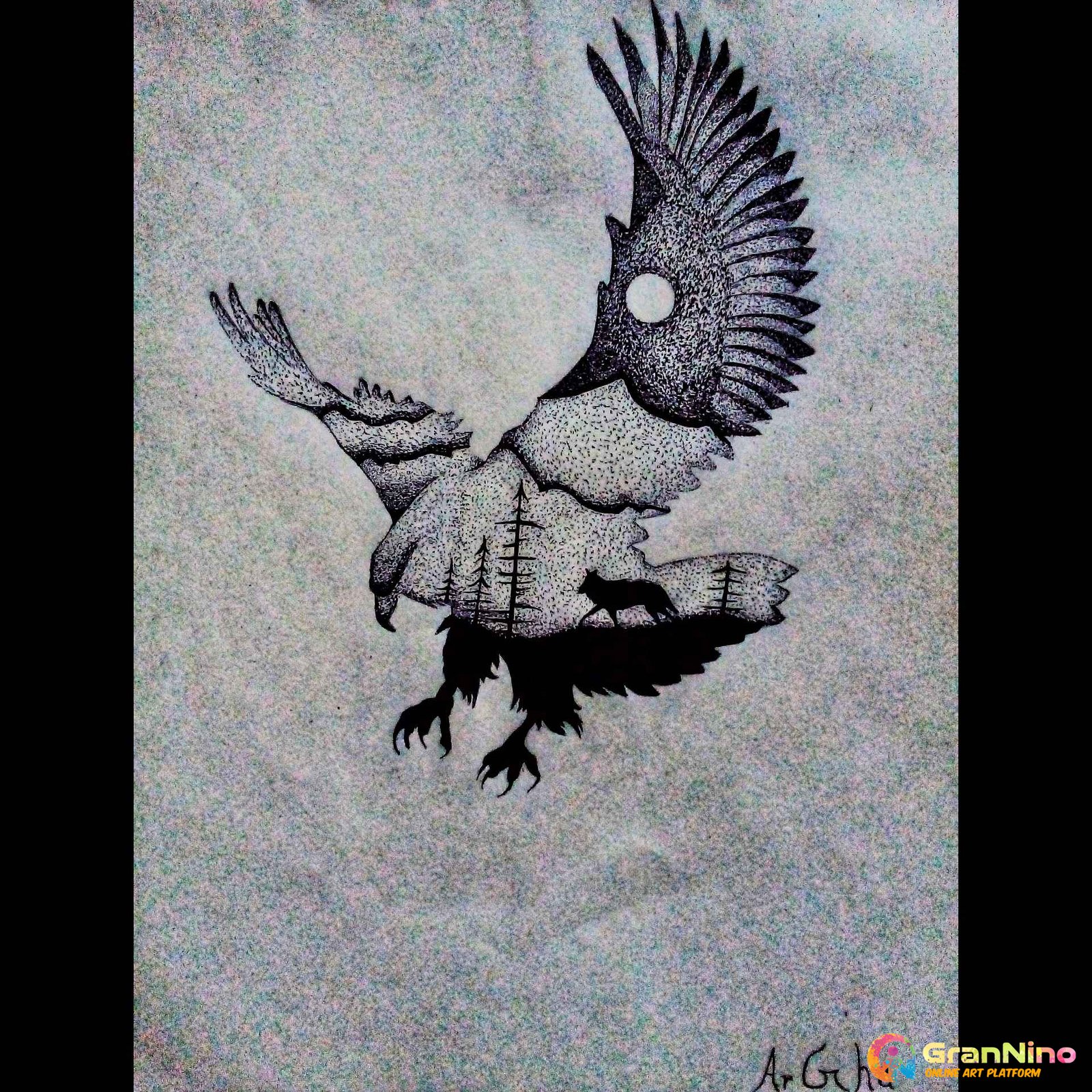 Wings Of Nature The Harmony Of A Bird Within Its Natural Surroundings