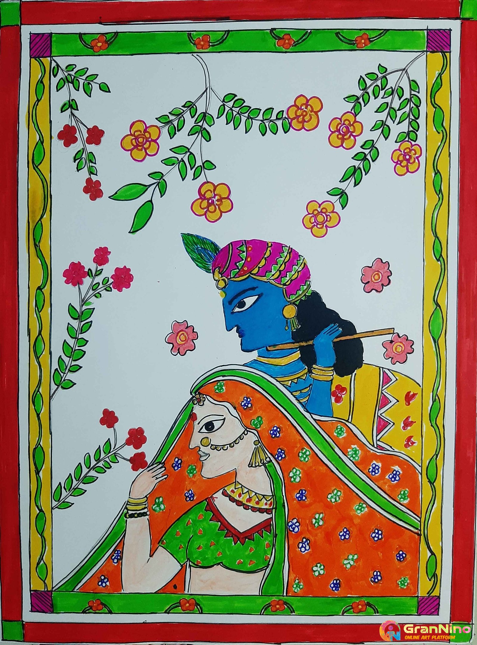 Madhubani Art Paper