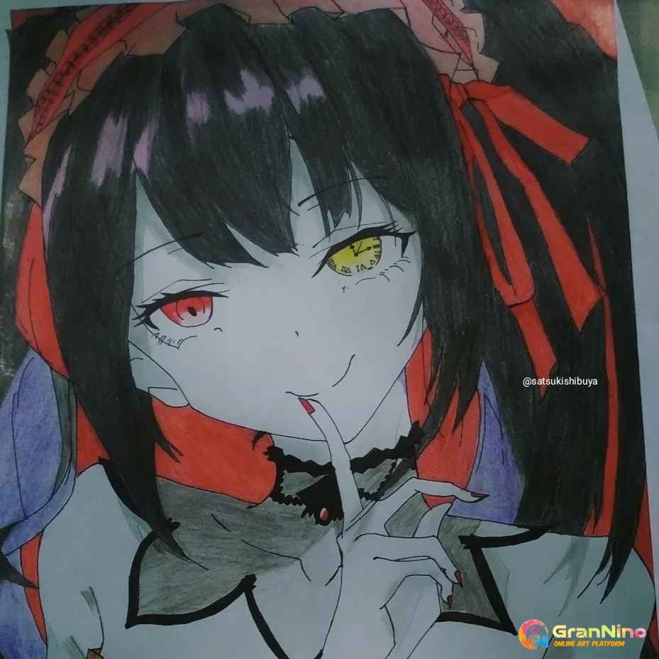 Kurumi Tokisaki Anime Art