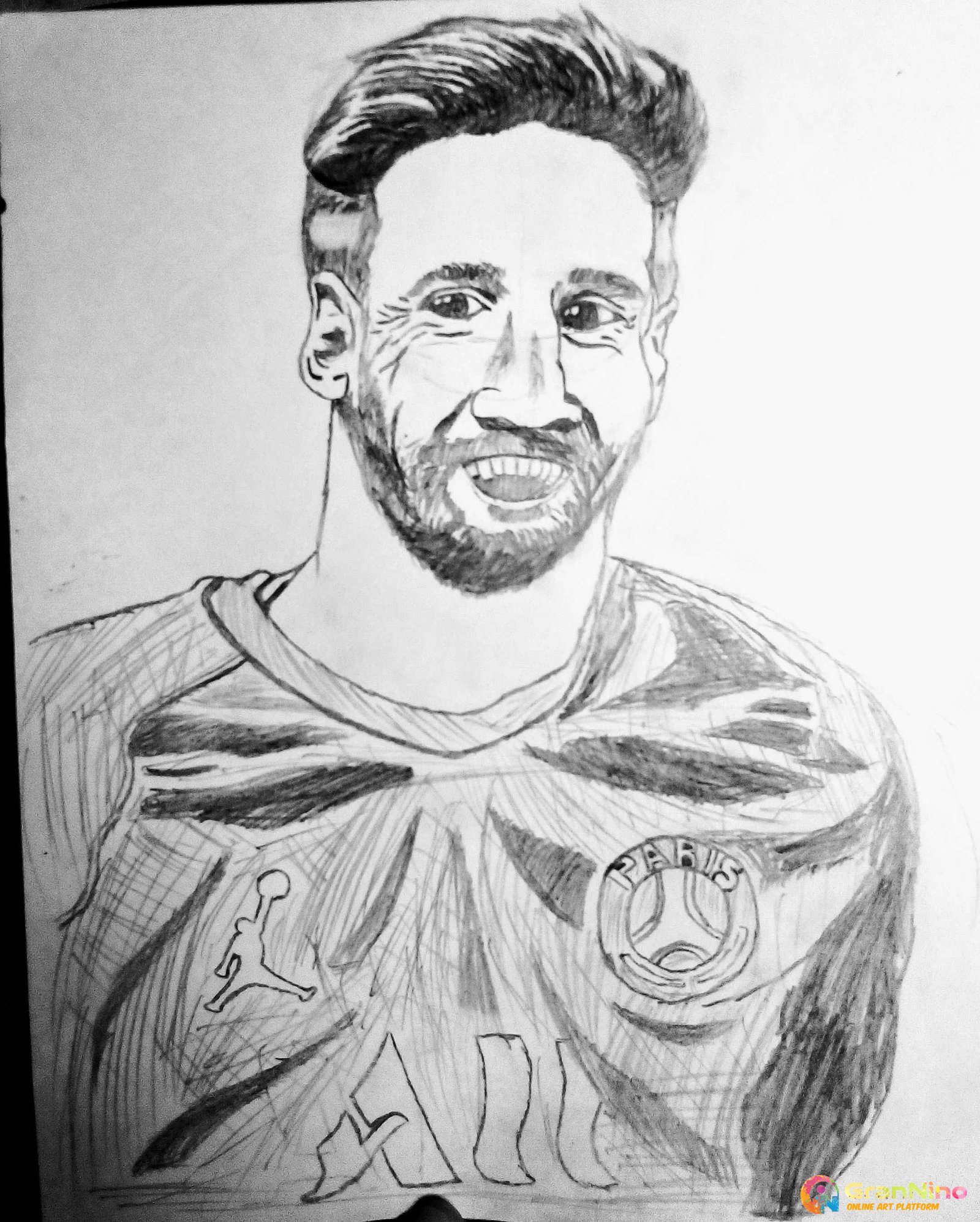 Lionel Messi Art Sketch