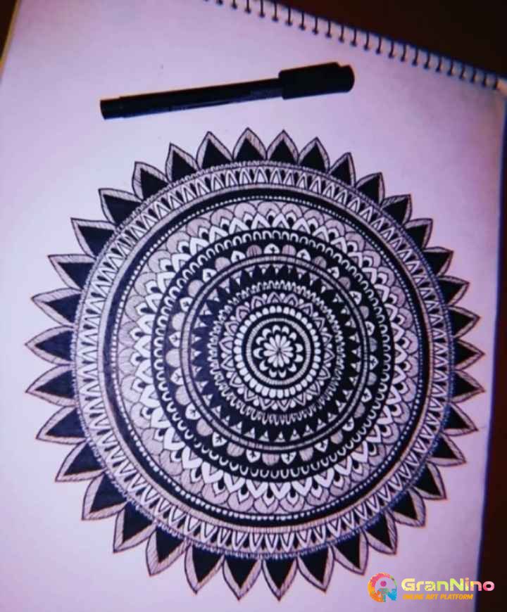 This Is Mandala Art It Is Very Intense And It Is Required