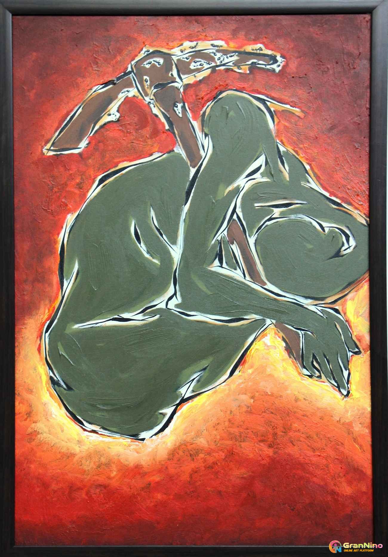 Labour Pain A Mother Dealing With Childbirth