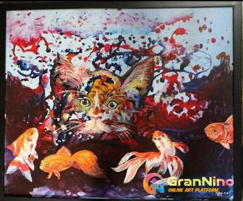 Painting Of Untitled In Acrylic Size 3036 Sq Cm Price 500