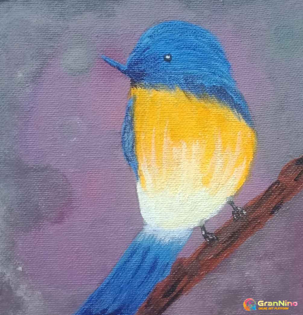 Little Avians A Cute Blue Bird