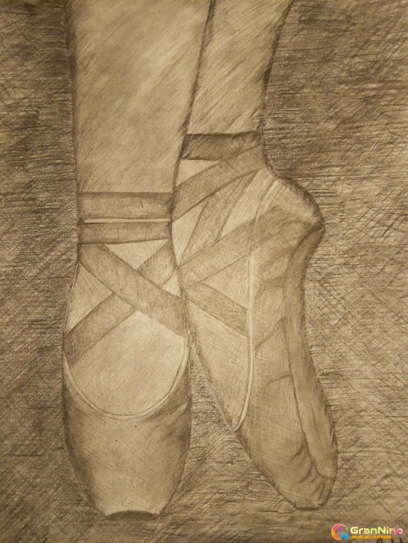 Pencil Drawing Ballet