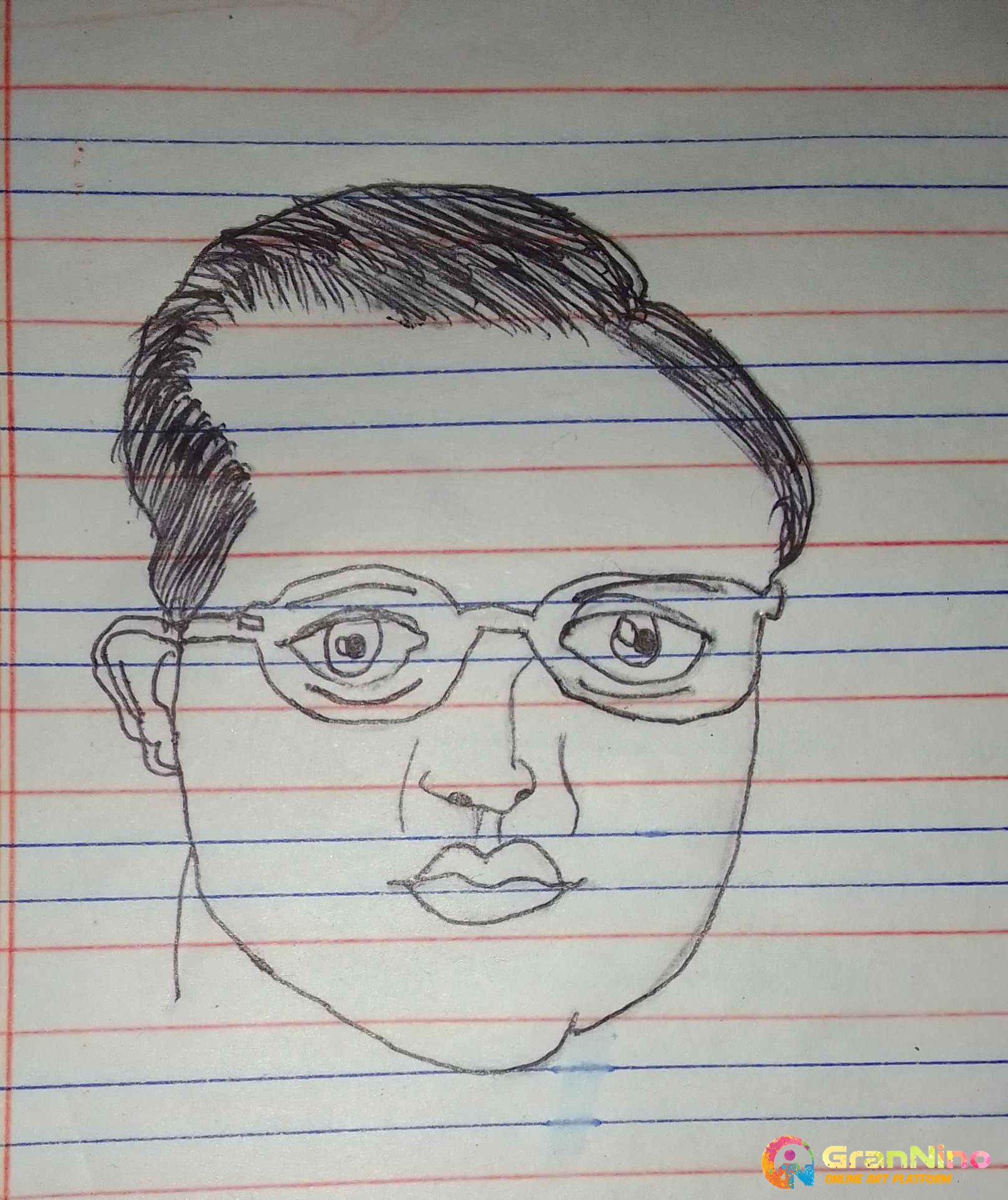 how to draw Dr B.R Ambedkar step by step,drawing of Dr. B.R Ambedkar,drawing  baba saheb ambedkar, - YouTube