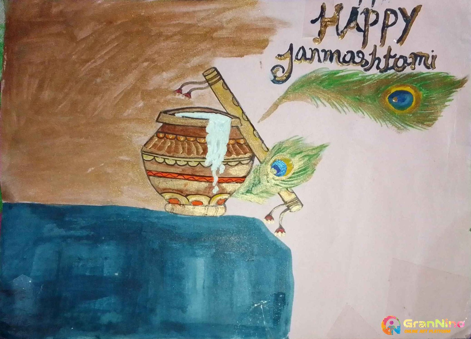 The Creation Art & Craft - https://youtu.be/lrlXkCiJQ6I ❤Janmashtami  Special Artwork using OIL PASTELS. Step by step drawing Krishna. Anyone can  do it easily. Click the link below ❤ https://youtu.be/lrlXkCiJQ6I Don't  forget to