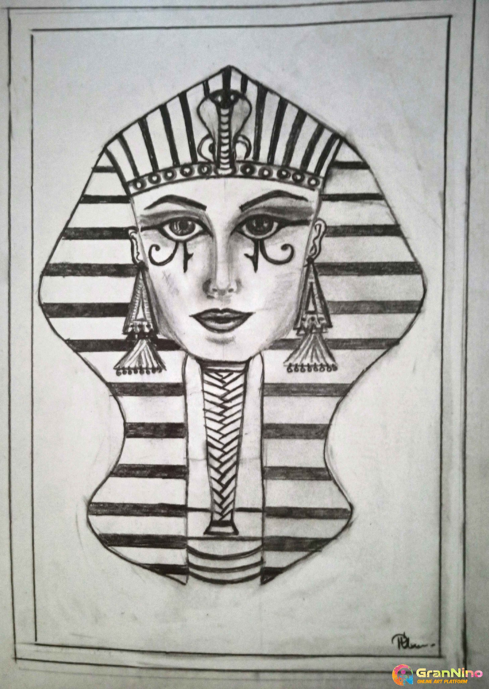 ancient egypt drawing pencil