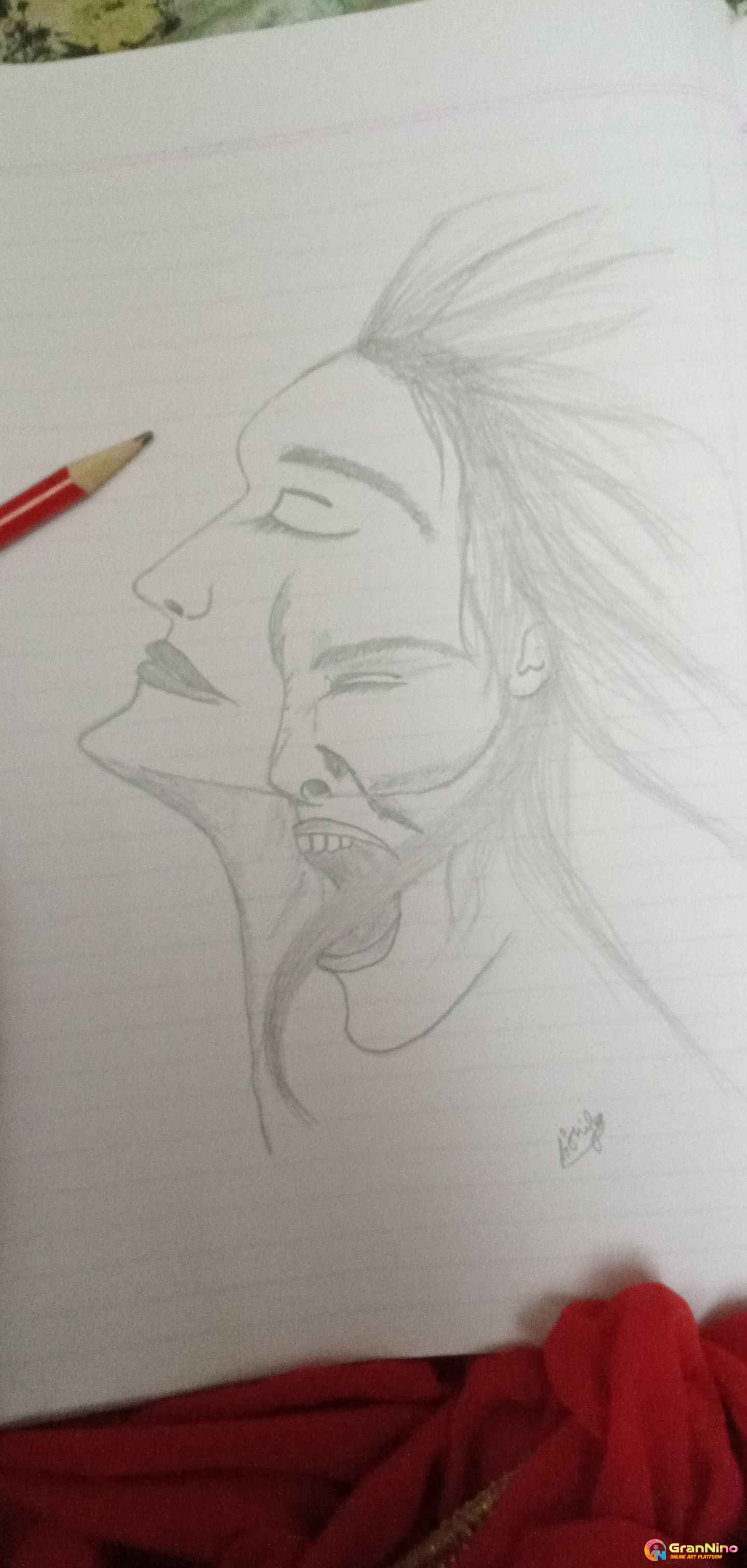 sad girl pencil drawing by BlueMoonPanda on DeviantArt