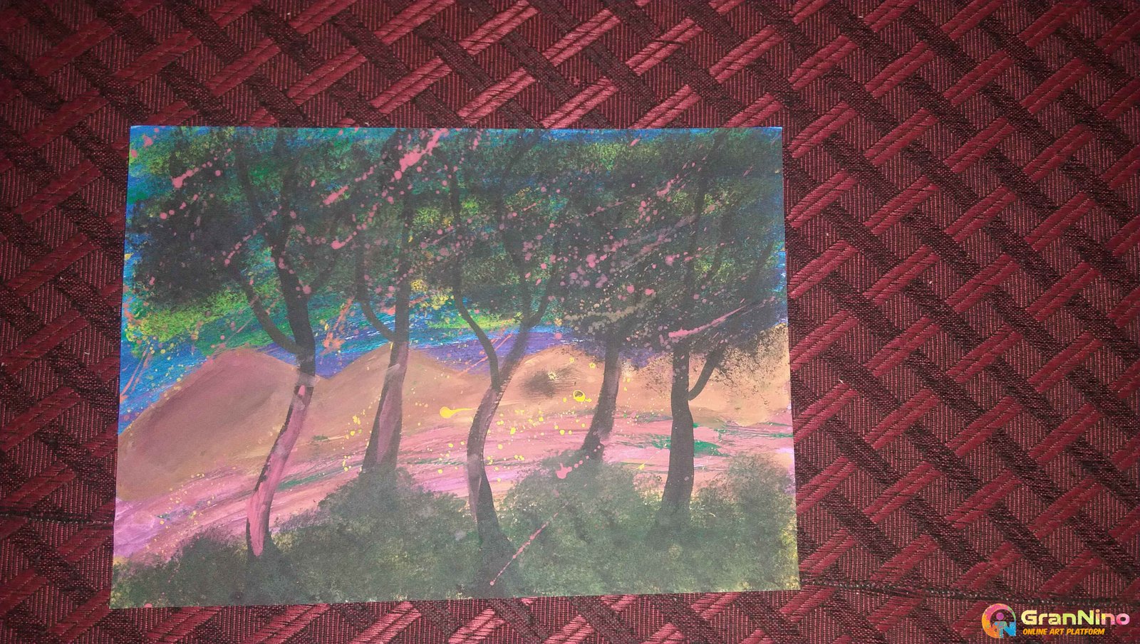 A Vibrant Forest Whispering The Calmness