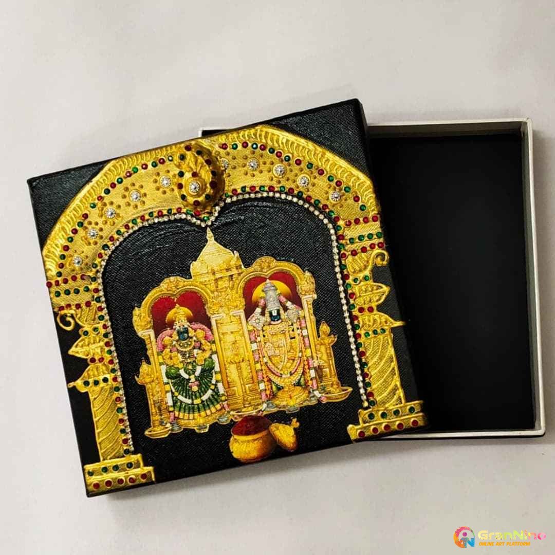 Shree Balaji Painting In Tanjore Style