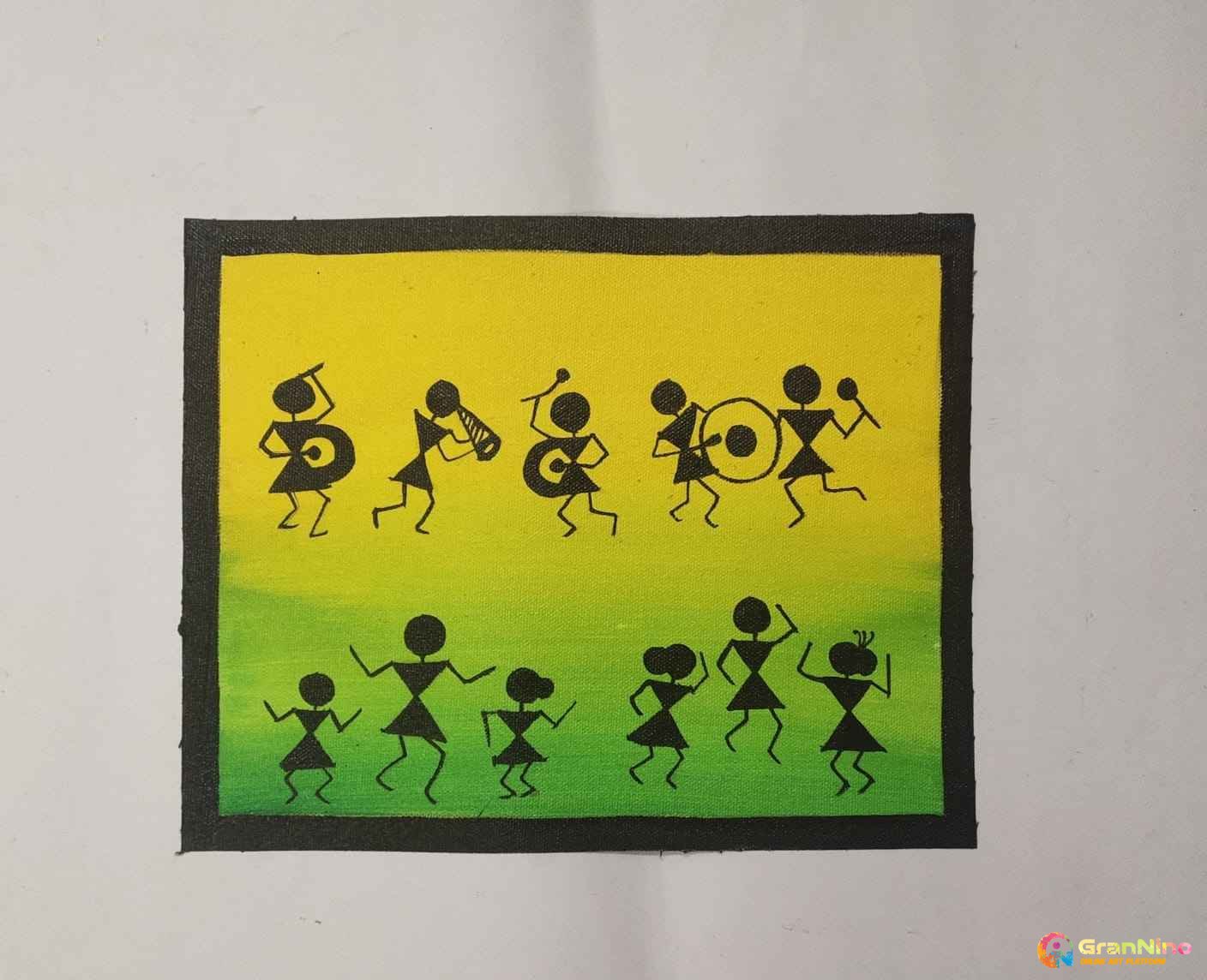 Warli drawing hi-res stock photography and images - Alamy