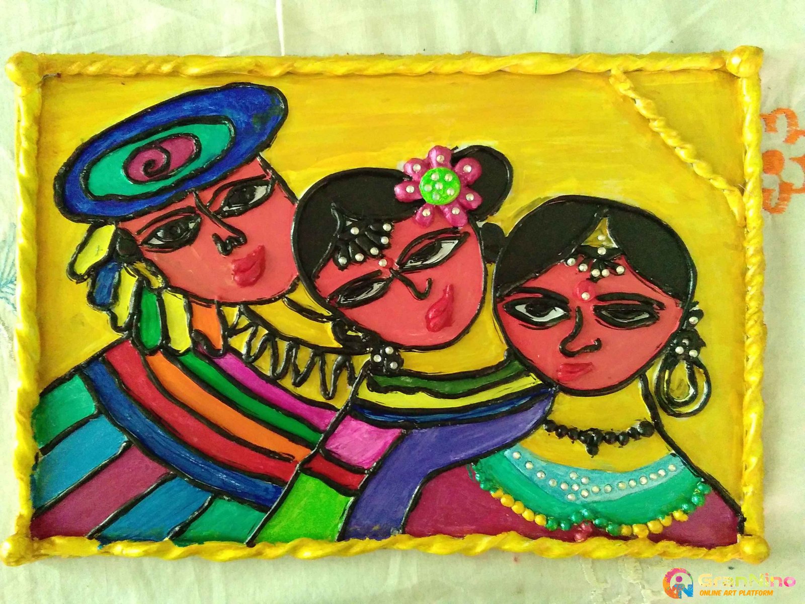 Clay Mould Art Series 005 African Murals